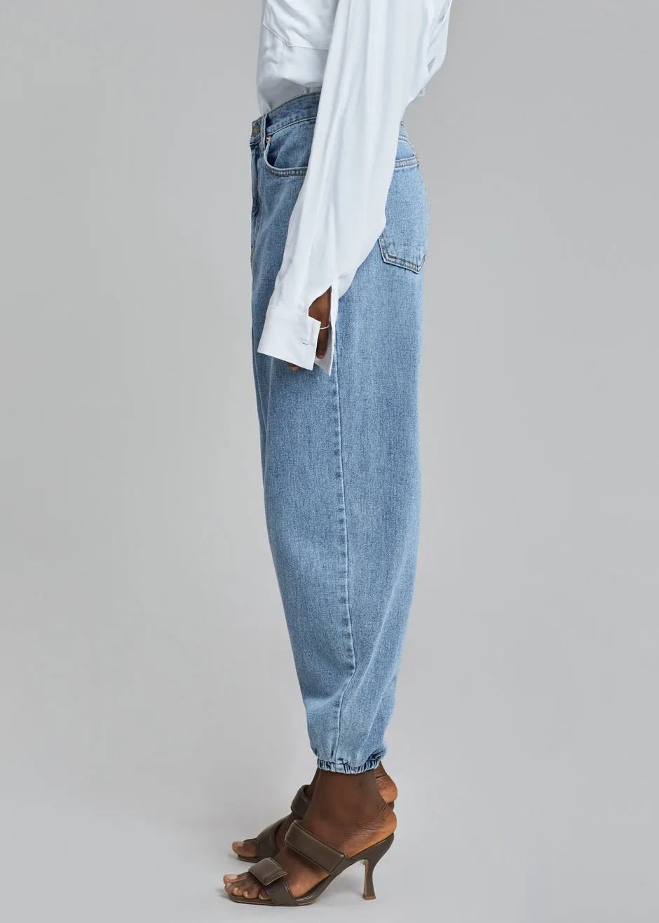 Hutch Denim Jogger - Worn Wash sold by Frankie Shop product image thumbnail 4