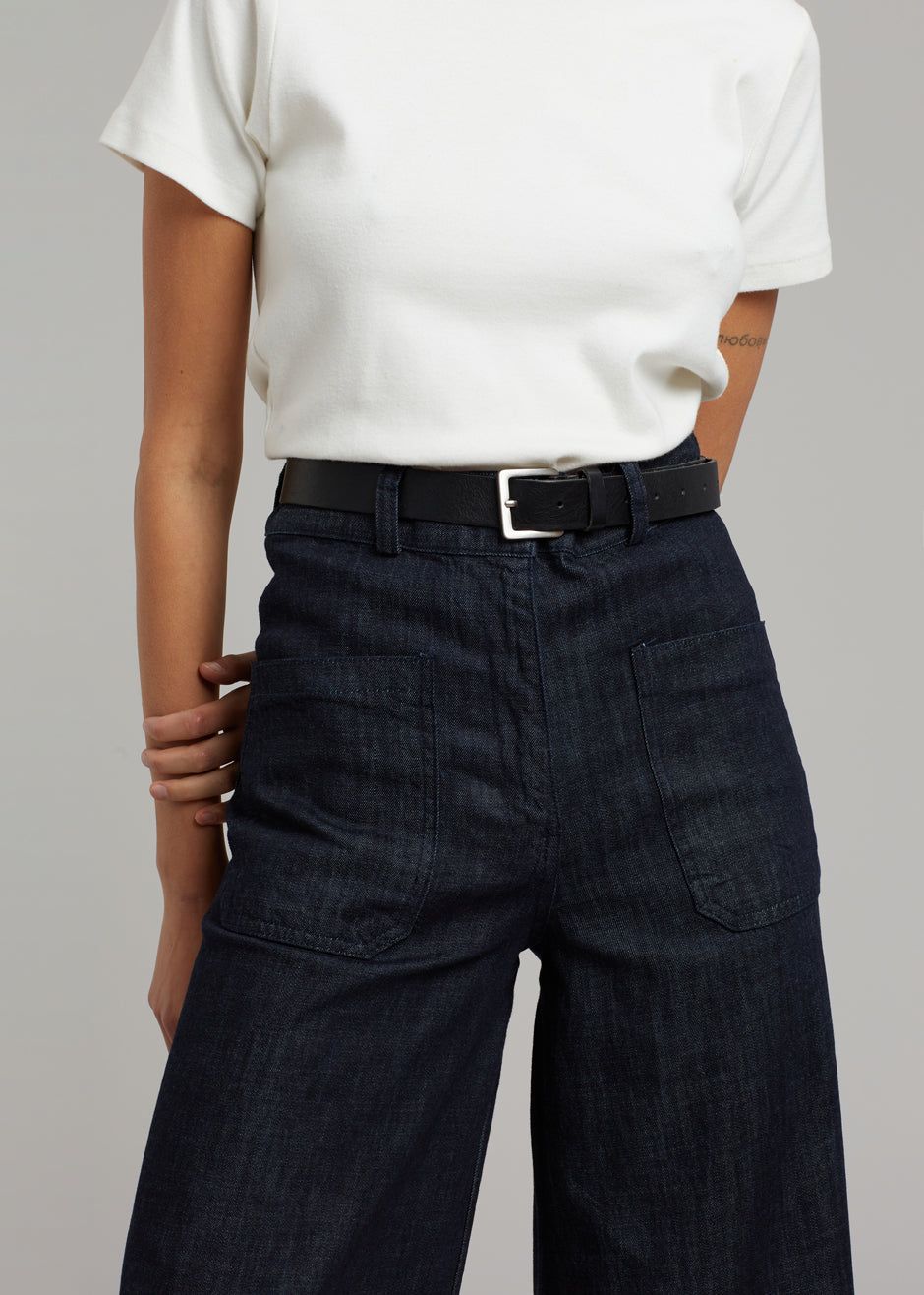 Mar High Waisted Denim Pant - Dark Indigo sold by Frankie Shop product image thumbnail 3