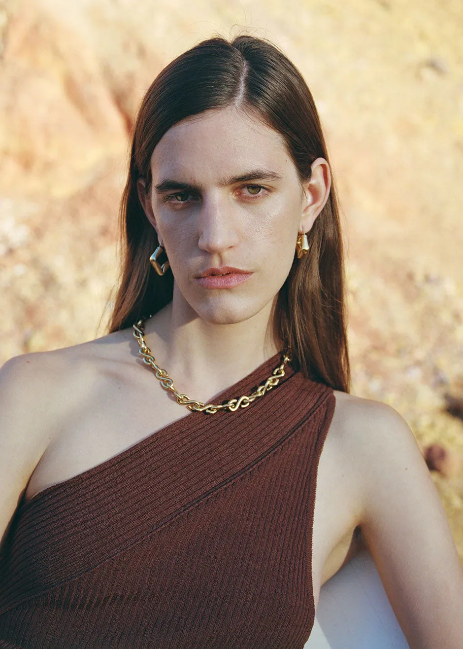 Aeron Martina Dress - Dark Chocolate sold by Frankie Shop product image thumbnail 2