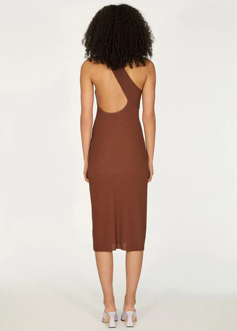 Aeron Martina Dress - Dark Chocolate sold by Frankie Shop product image thumbnail 5