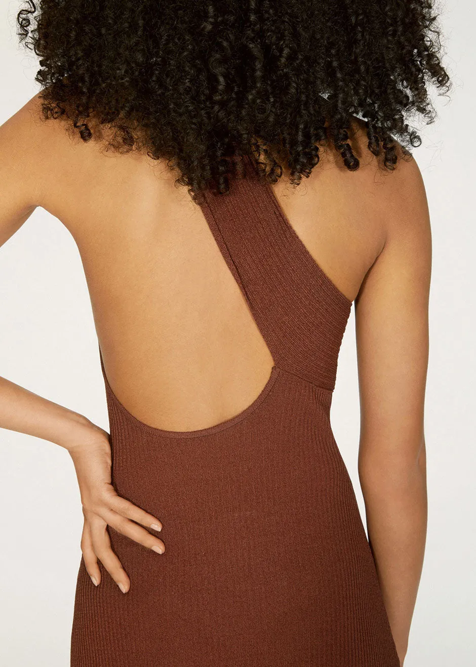 Aeron Martina Dress - Dark Chocolate sold by Frankie Shop product image thumbnail 3