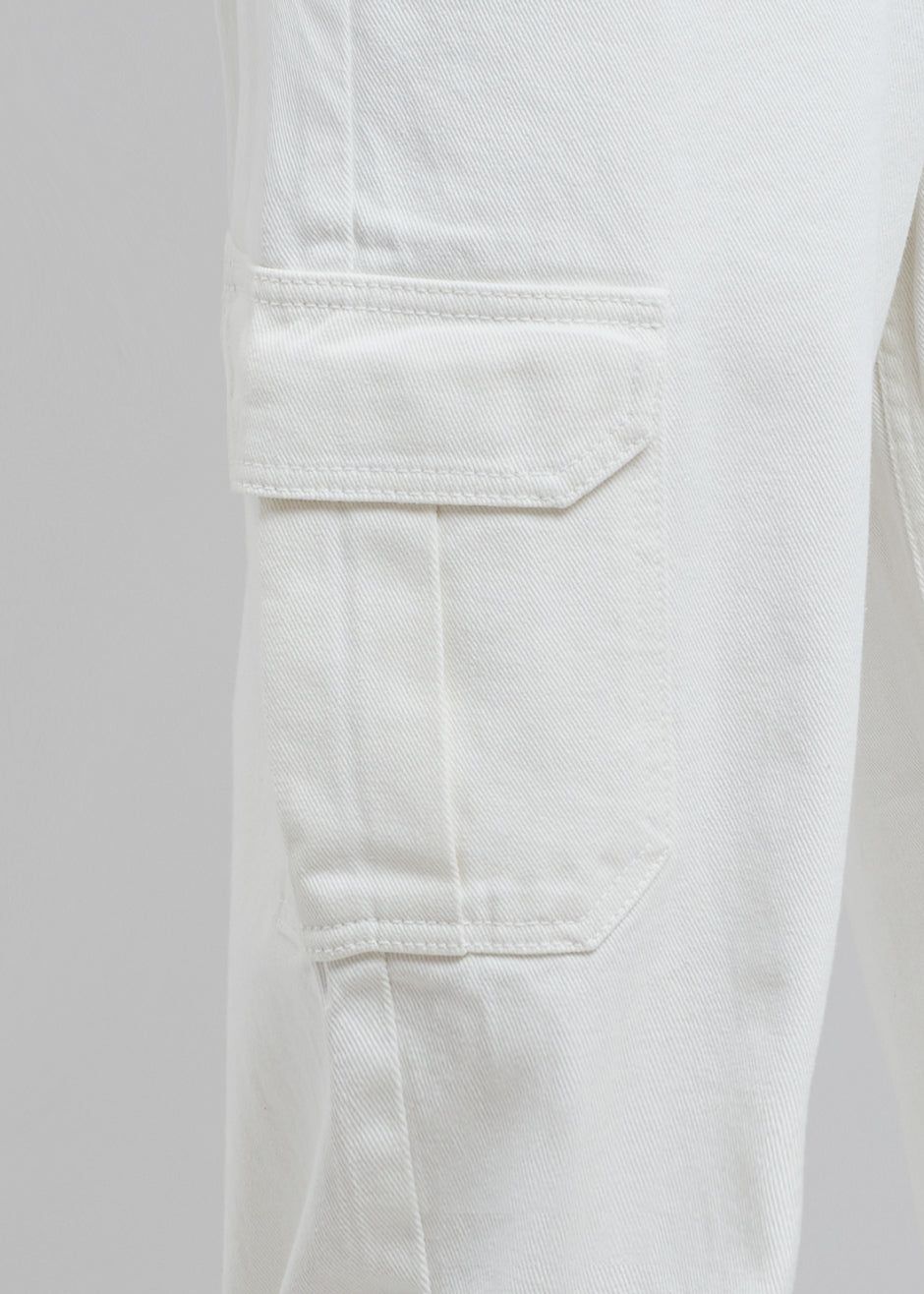 Kai Cargo Denim Pants - White sold by Frankie Shop product image thumbnail 4