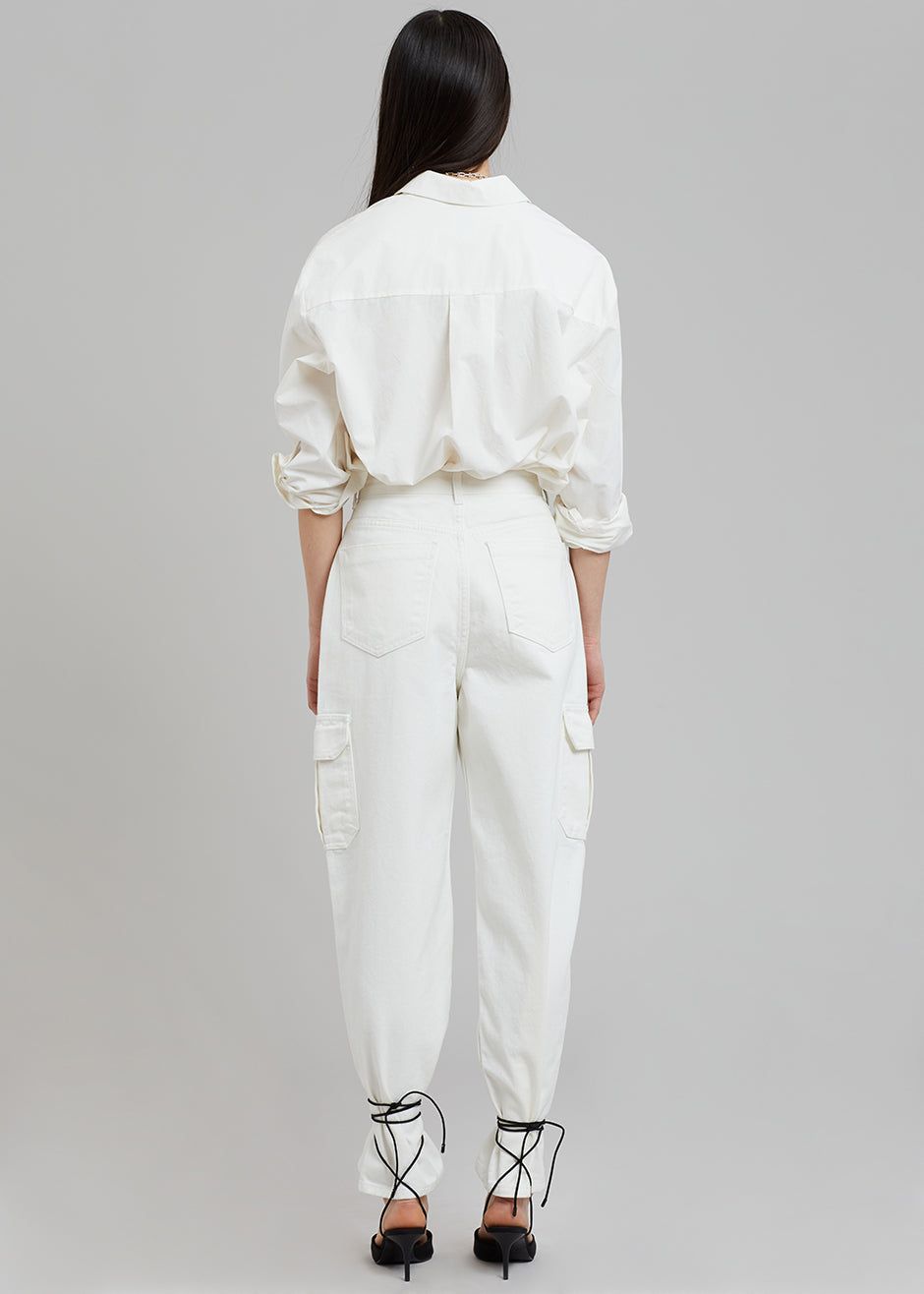 Kai Cargo Denim Pants - White sold by Frankie Shop product image thumbnail 10
