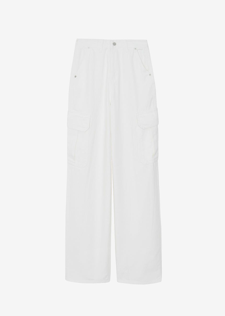 Kai Cargo Denim Pants - White sold by Frankie Shop product image thumbnail 11