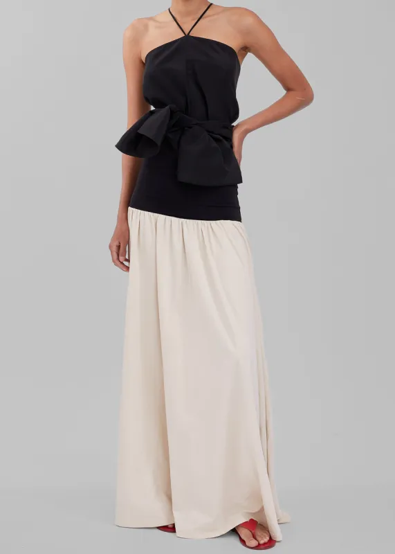 By Malene Birger Brinola Top - Black sold by Frankie Shop