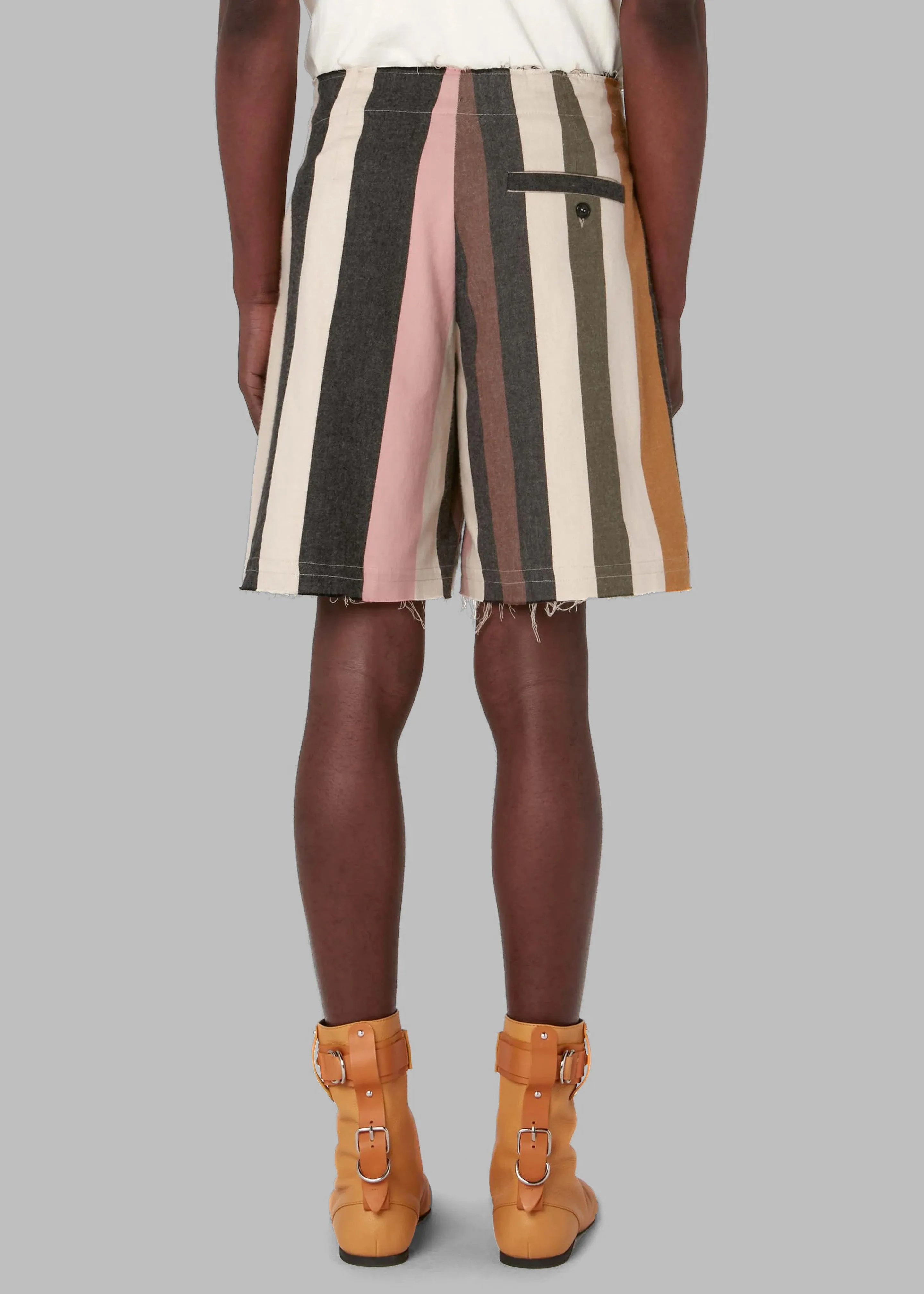 JW Anderson Wide Leg Shorts - Flax/Multi sold by Frankie Shop product image thumbnail 3