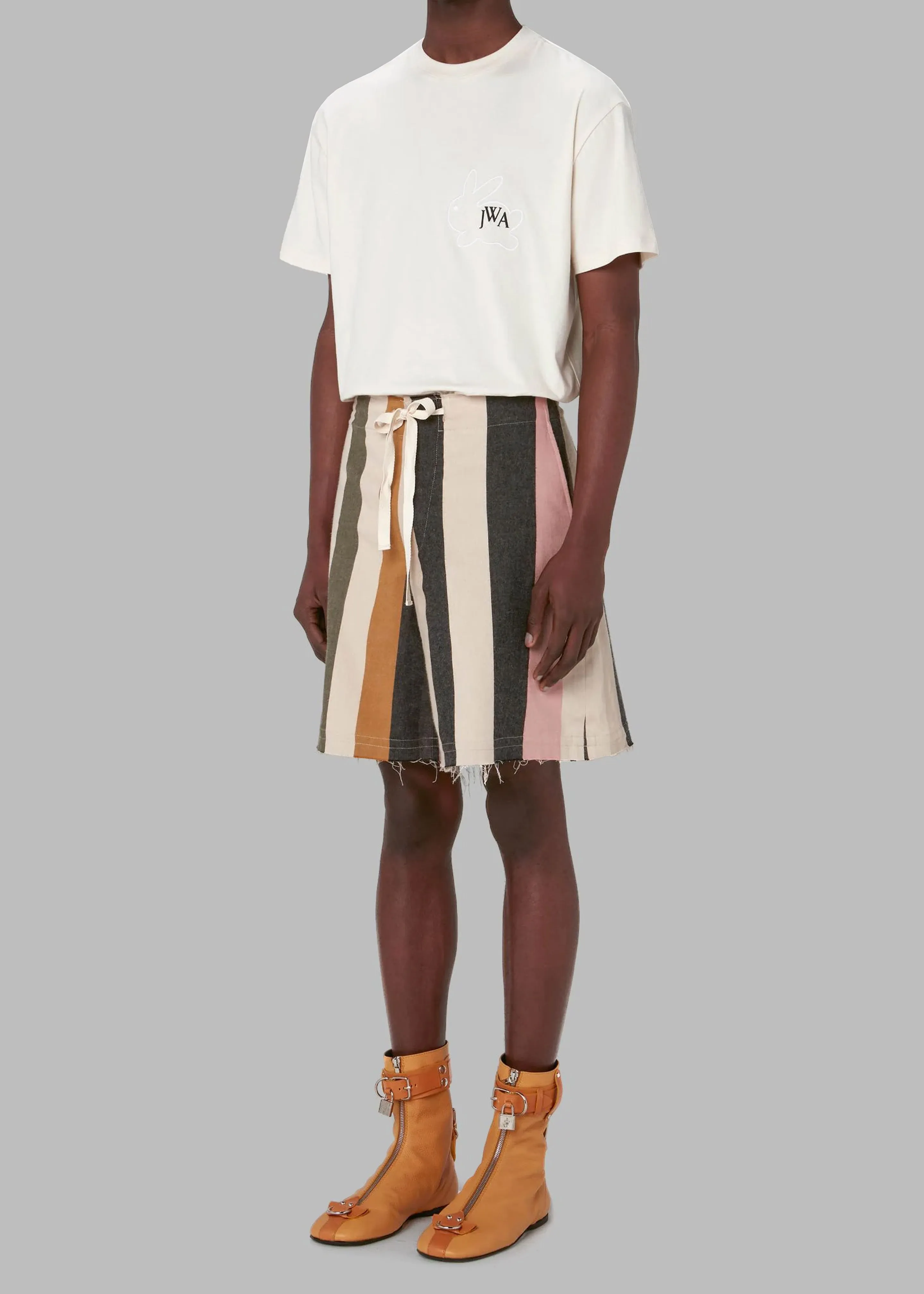 JW Anderson Wide Leg Shorts - Flax/Multi sold by Frankie Shop product image thumbnail 2