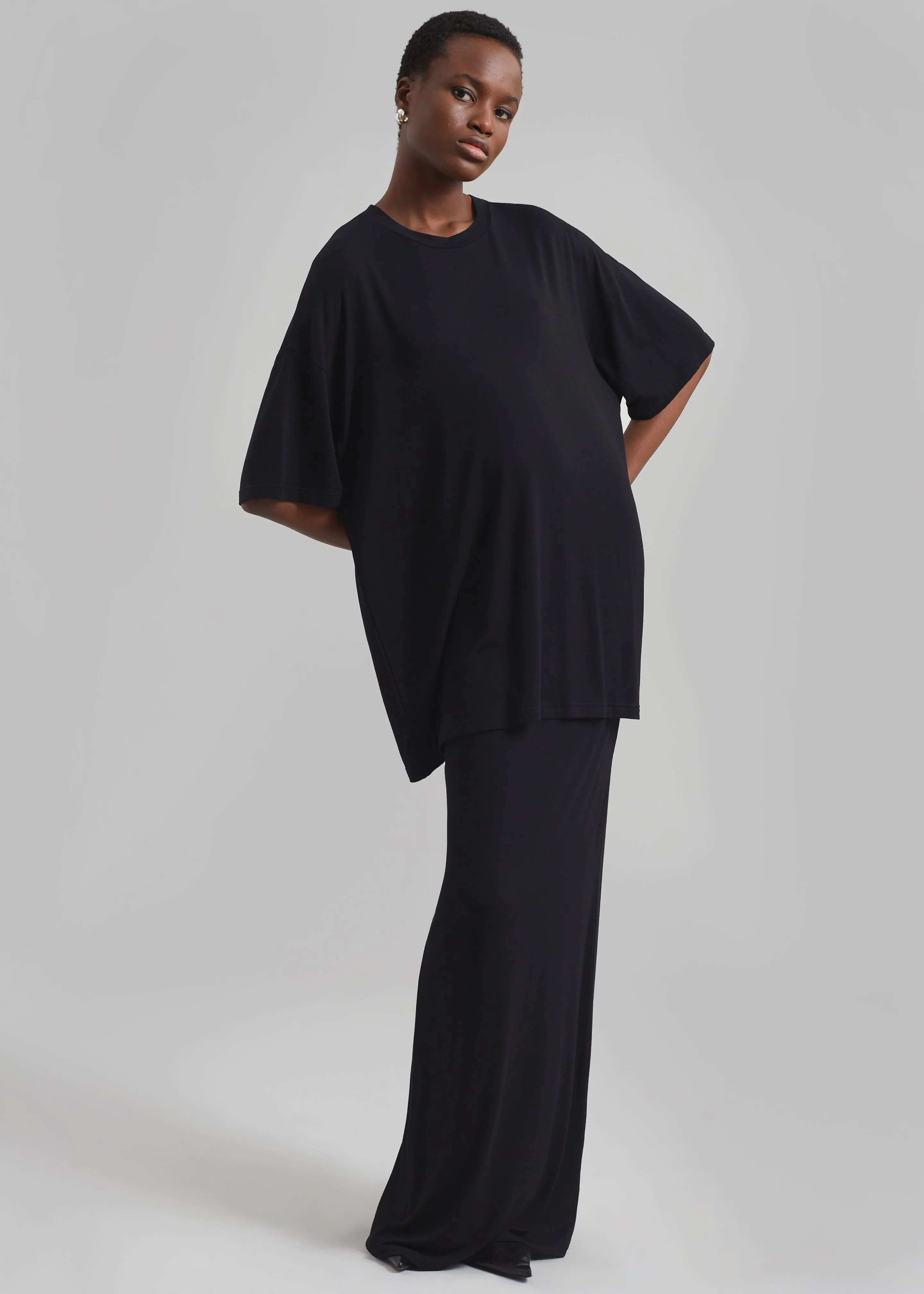 Ella Boxy Tee - Black sold by Frankie Shop product image thumbnail 2