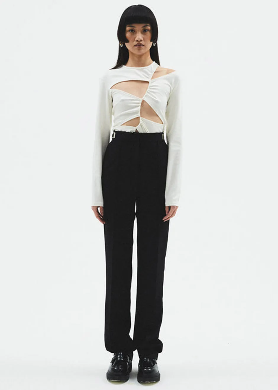 Sid Neigum Tension Cutout Top - Cream sold by Frankie Shop product image thumbnail 2