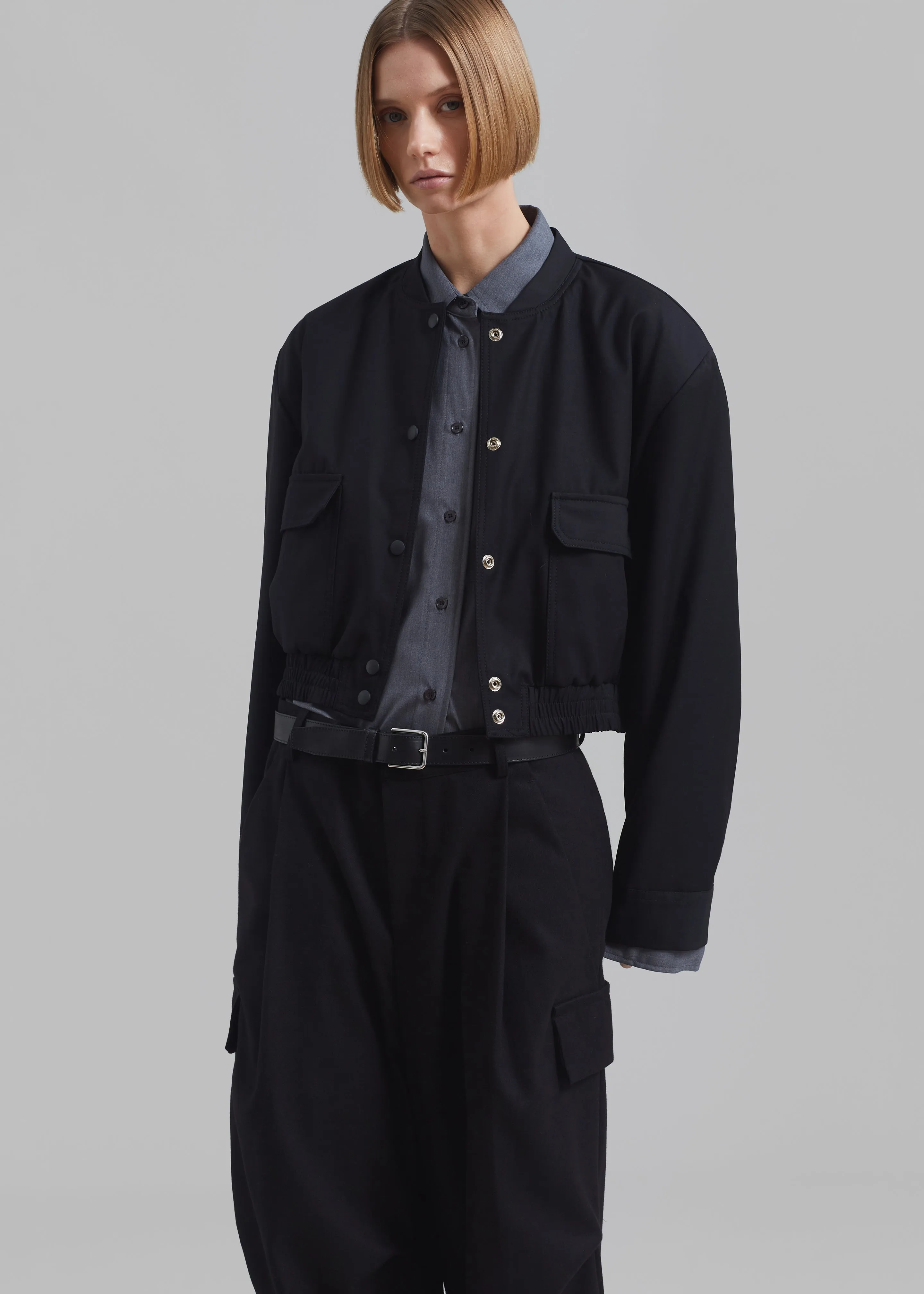 Deryn Bomber - Black sold by Frankie Shop product image thumbnail 4