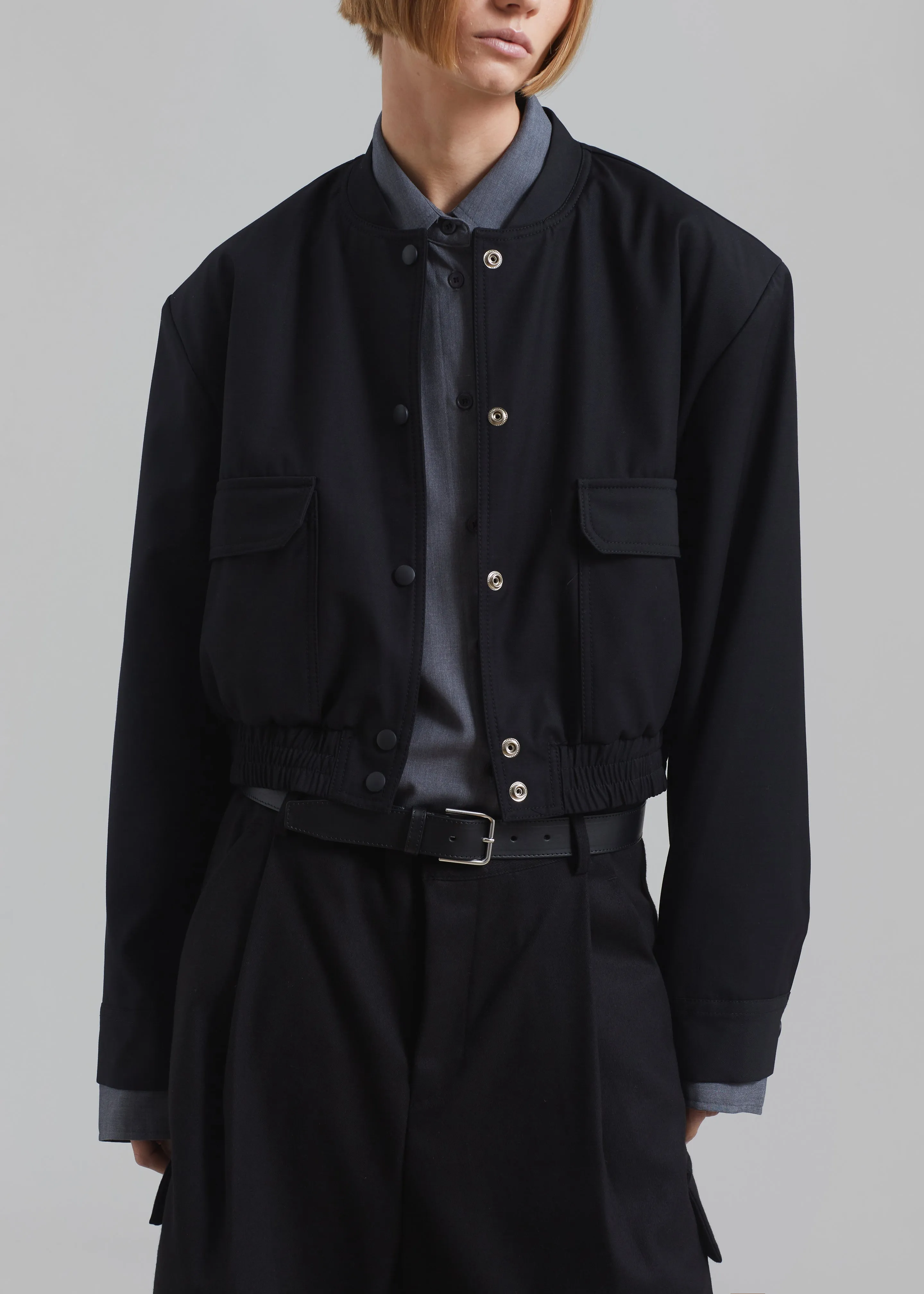 Deryn Bomber - Black sold by Frankie Shop product image thumbnail 3