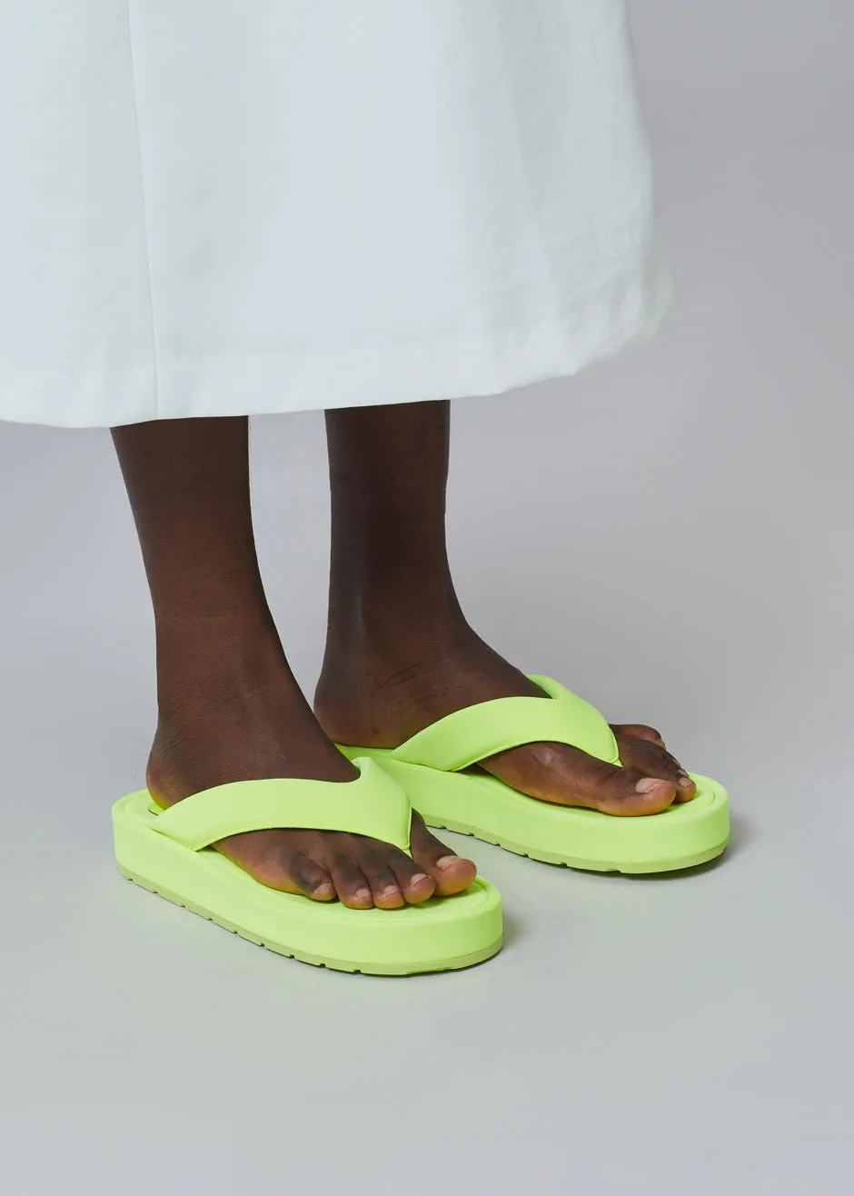 Emili x Bettina Vermillon Anastasia Thongs - Yellow sold by Frankie Shop product image thumbnail 2