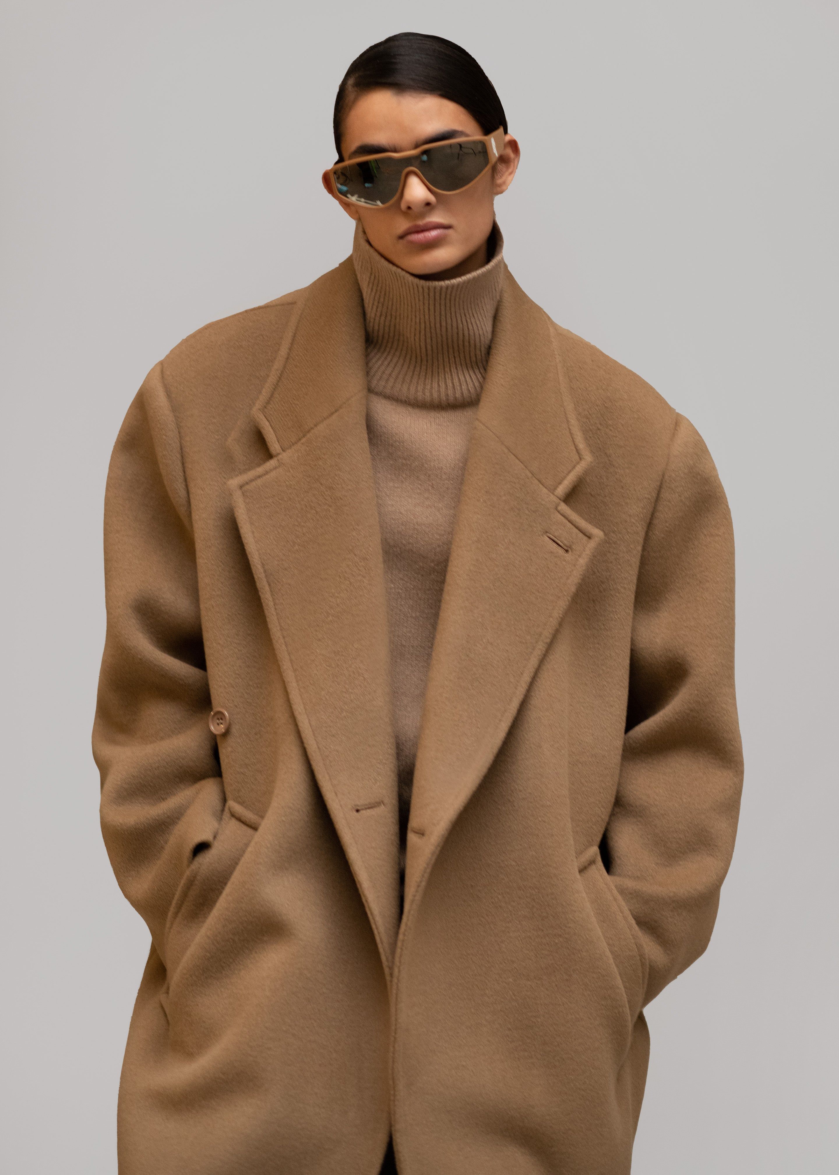 Jadyn Double Breasted Coat - Camel sold by Frankie Shop product image thumbnail 2