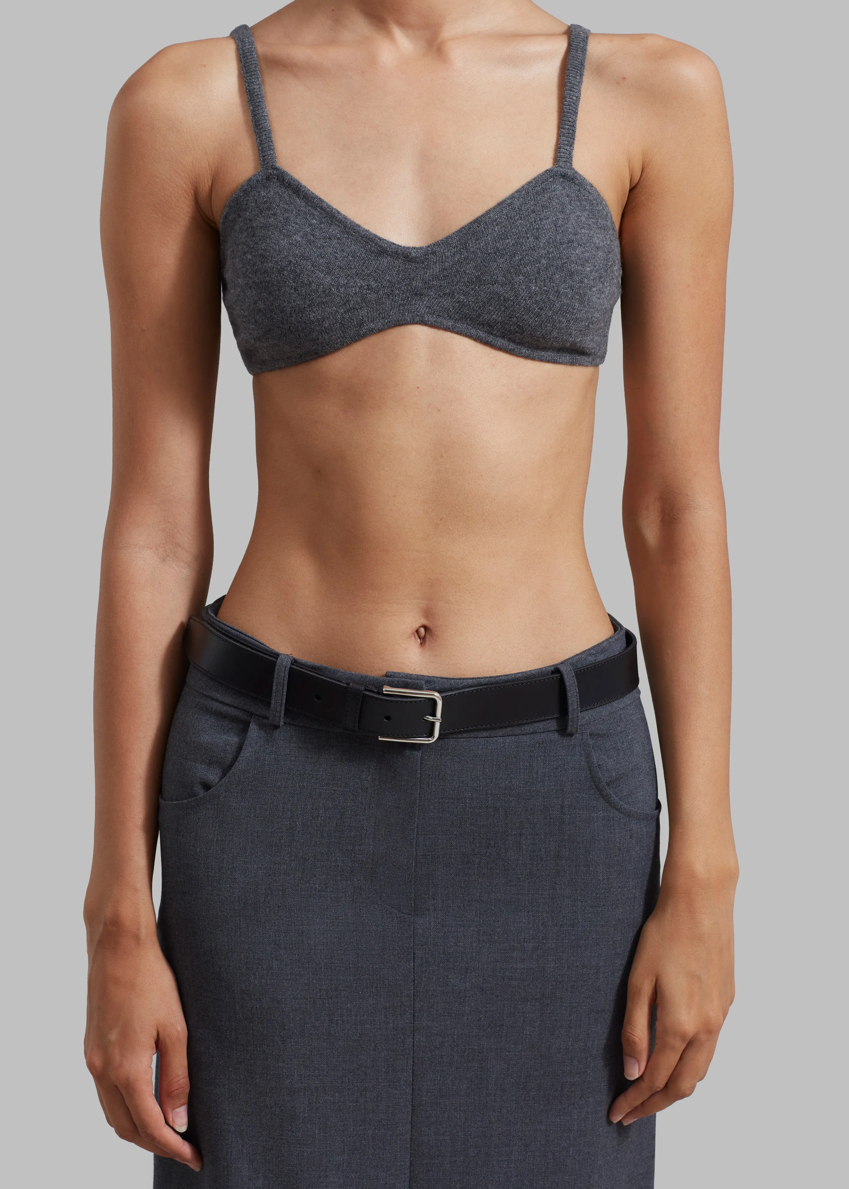 The Garment Como Bra Top - Grey Melange sold by Frankie Shop product image thumbnail 3