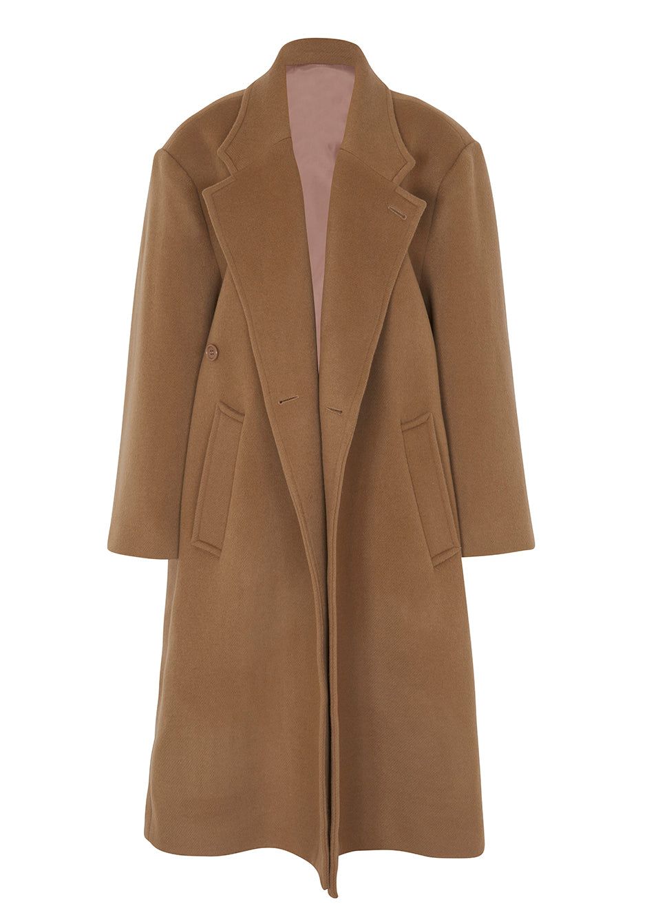 Jadyn Double Breasted Coat - Camel sold by Frankie Shop product image thumbnail 12