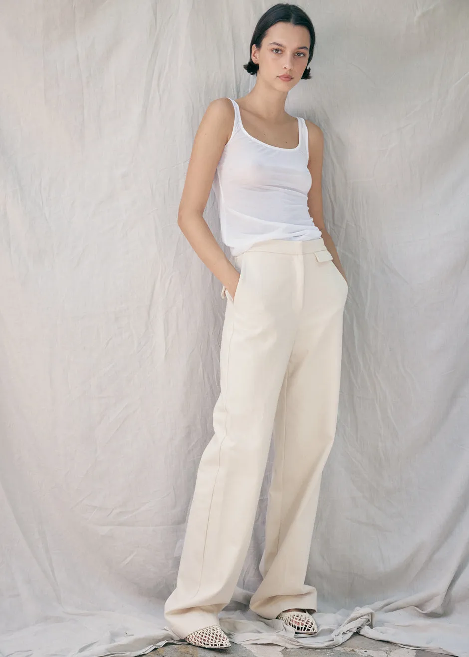 MATIN Slim Pant - Natural sold by Frankie Shop product image thumbnail 3