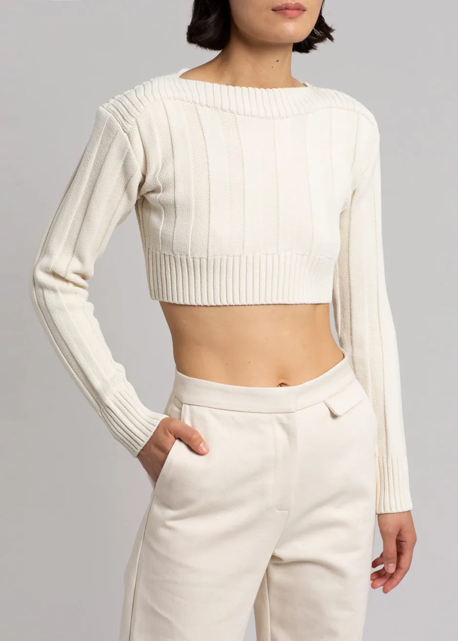 MATIN Slim Pant - Natural sold by Frankie Shop product image thumbnail 2