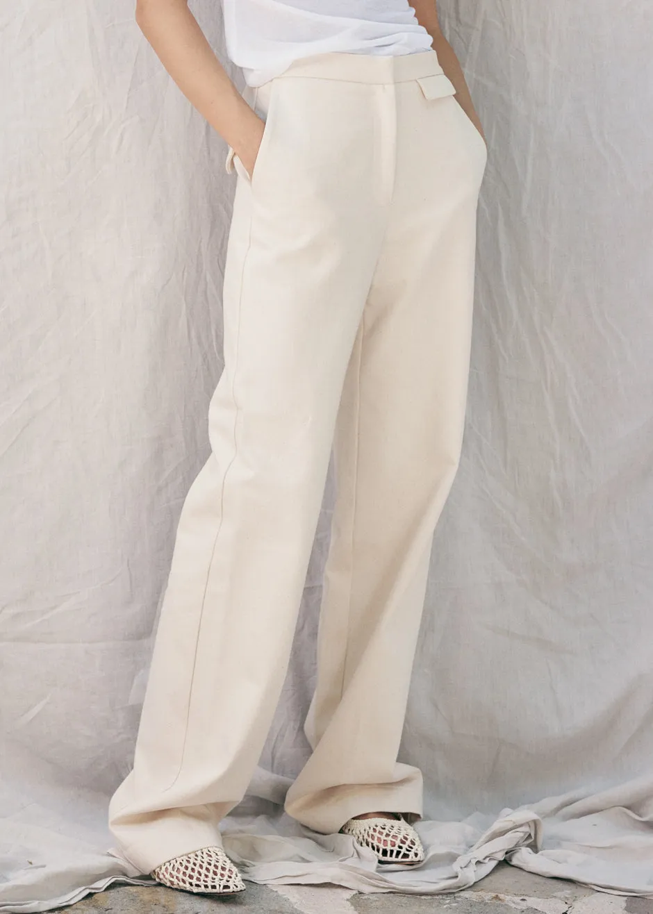 MATIN Slim Pant - Natural sold by Frankie Shop product image thumbnail 4