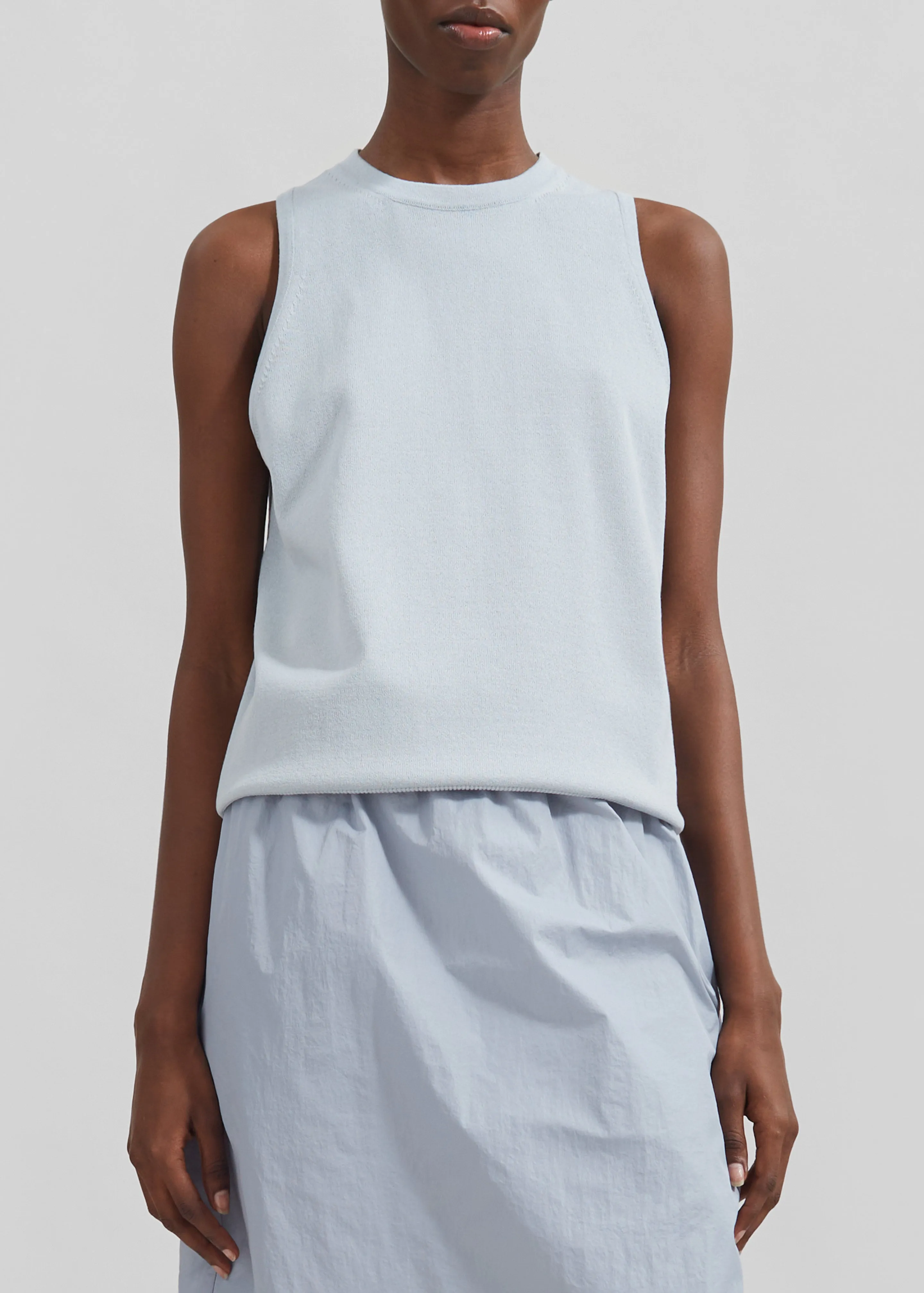 Eza Tank Top - Dusty Blue sold by Frankie Shop product image thumbnail 2