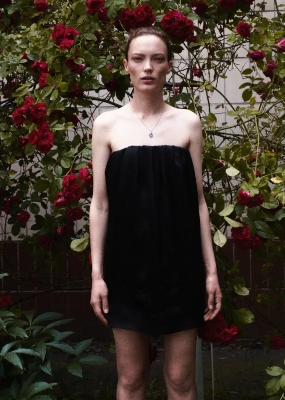 Anna October Sharon Mini Dress - Black sold by Frankie Shop
