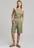 Ilio Smeraldo Géraldine Boublil Lace Up Flat Sandal - Kaki sold by Frankie Shop