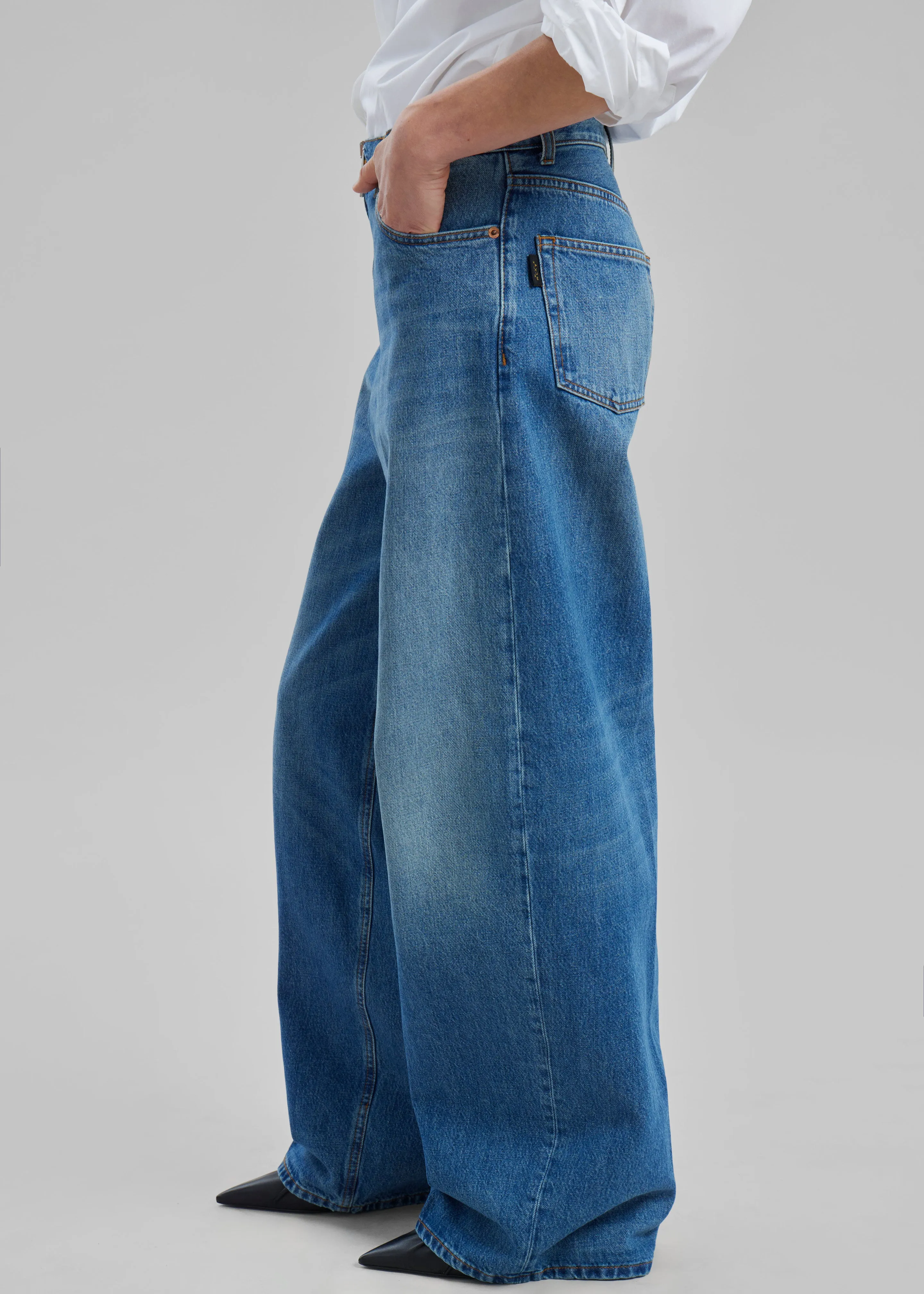 Haikure Bethany Zip Pants - Piano Blue sold by Frankie Shop product image thumbnail 4