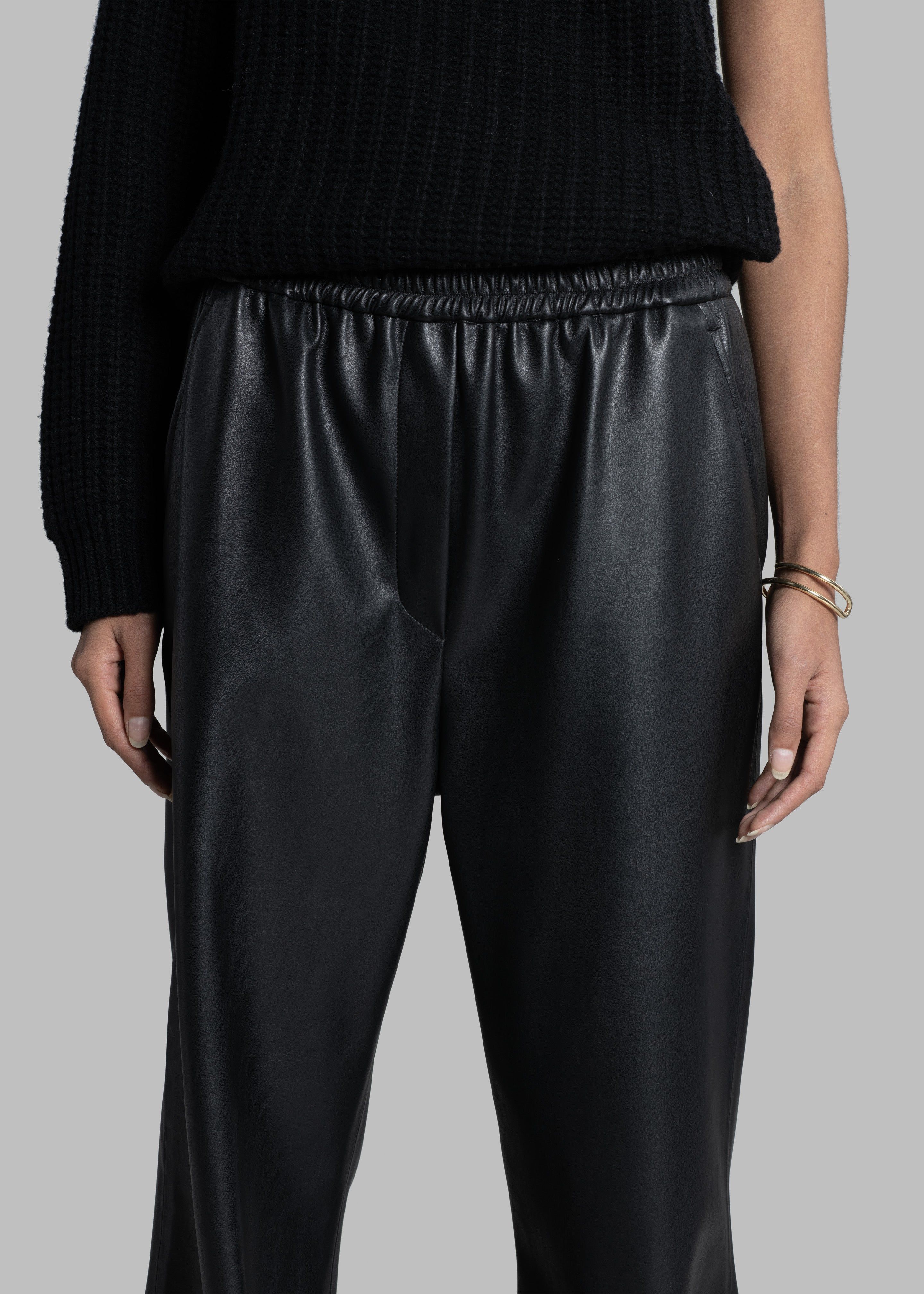 Kelan Faux Leather Pants - Black sold by Frankie Shop product image thumbnail 3