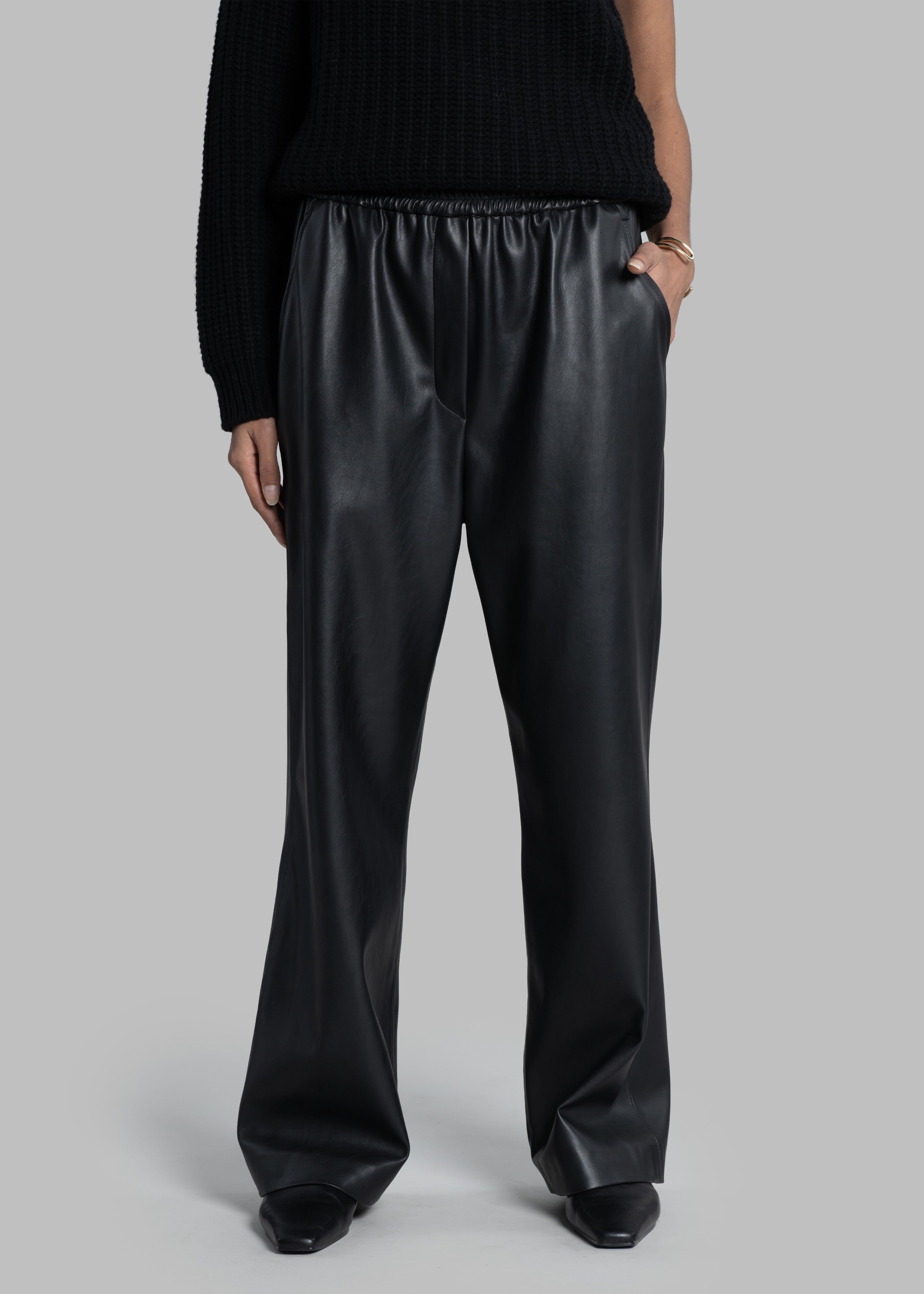 Kelan Faux Leather Pants - Black sold by Frankie Shop product image thumbnail 2