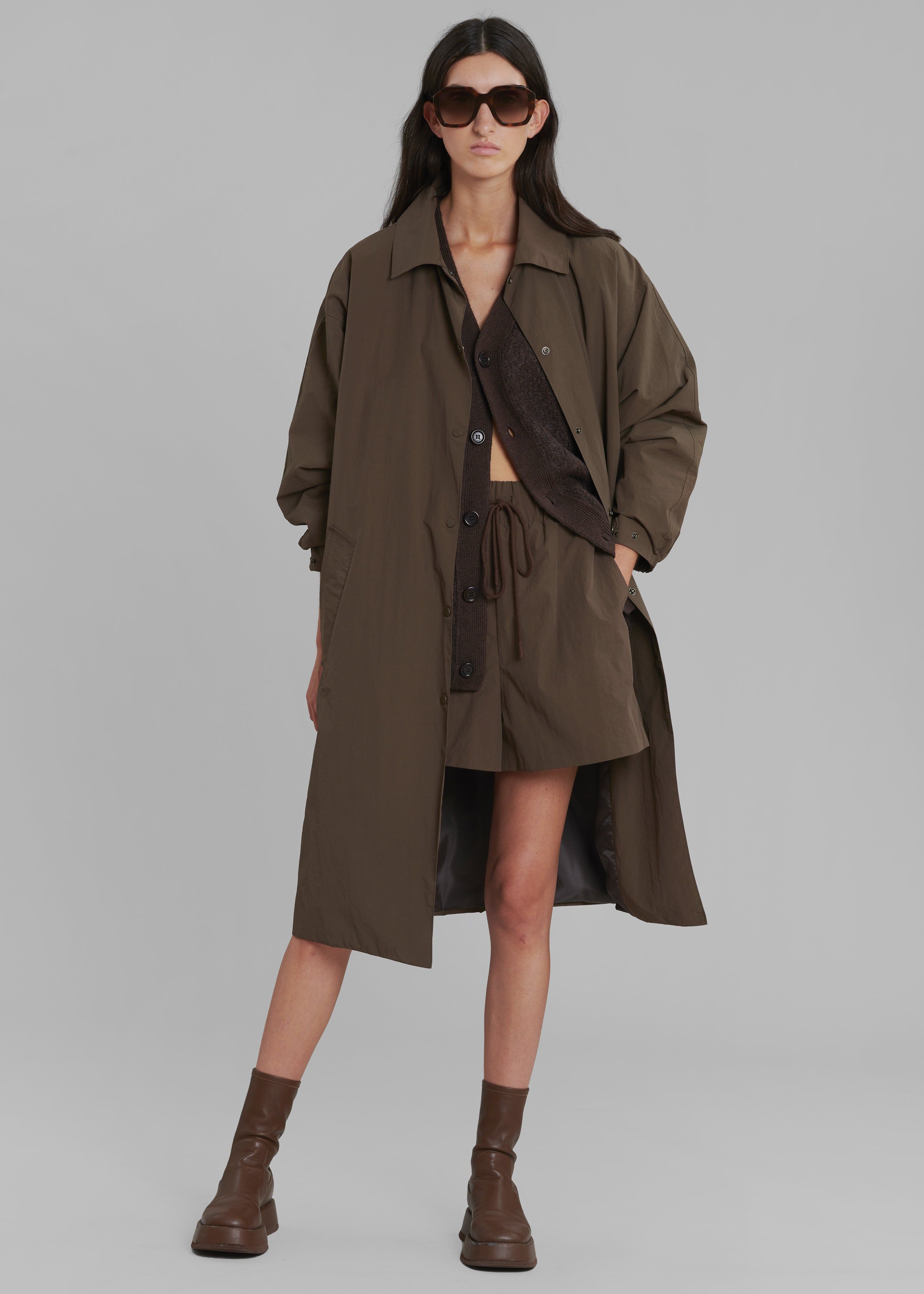 Cristi Shorts - Brown sold by Frankie Shop product image thumbnail 4