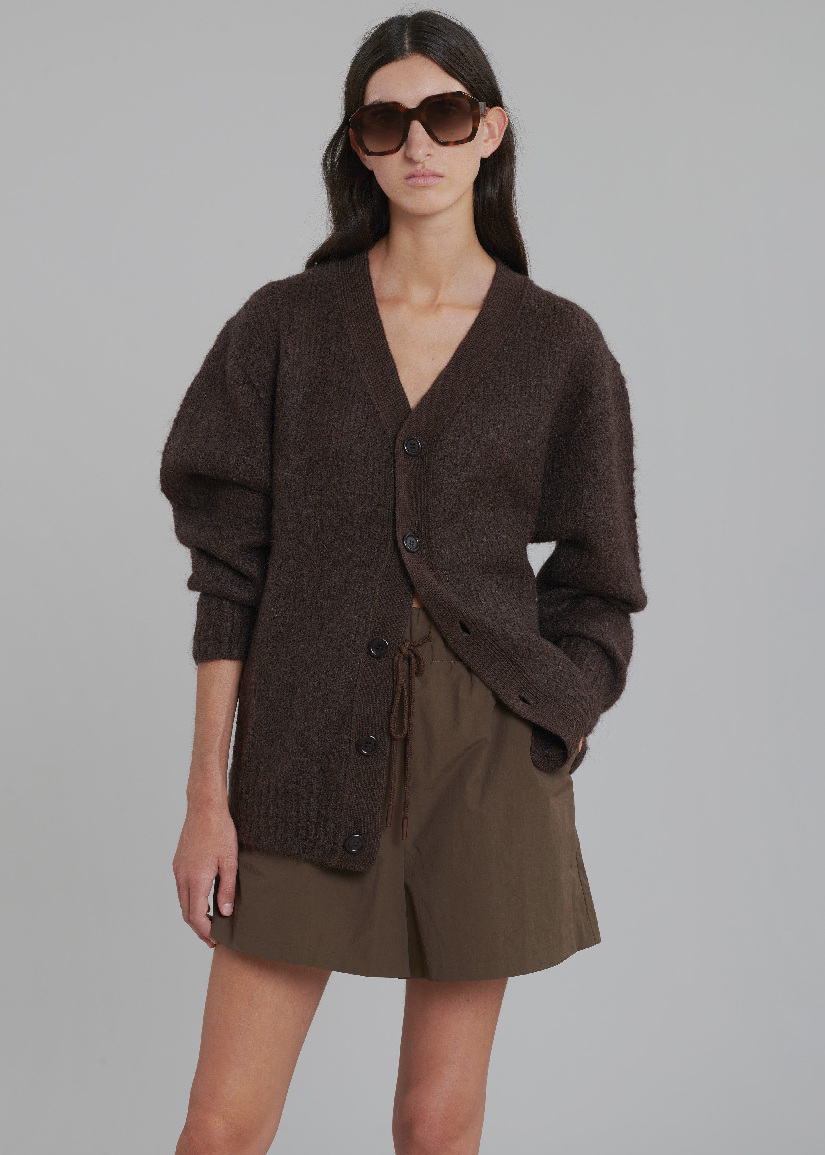 Cristi Shorts - Brown sold by Frankie Shop