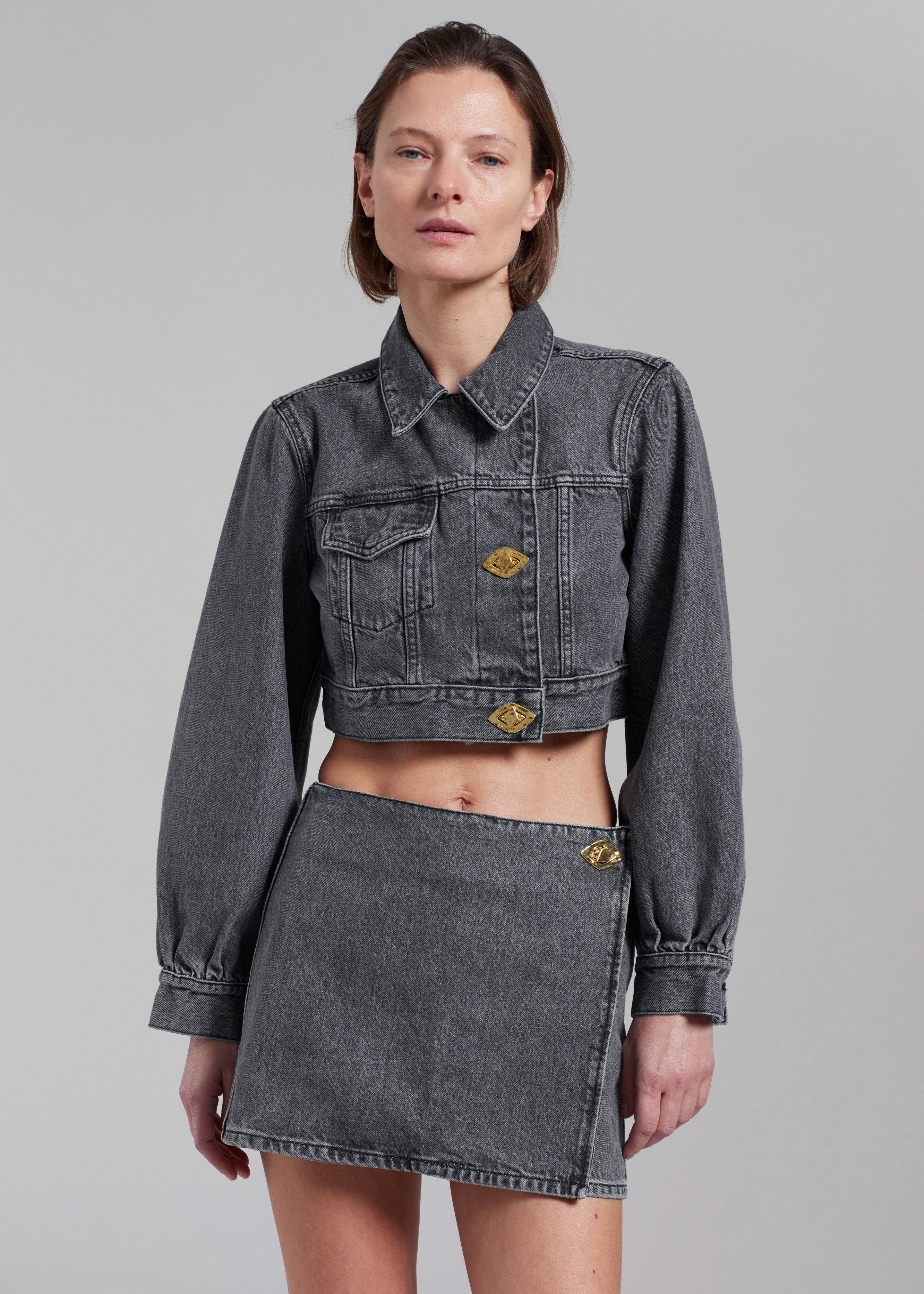 【GANNI】Crop denim tracker jacket/追跡可能/全国送料無料 img11808_src.jpg