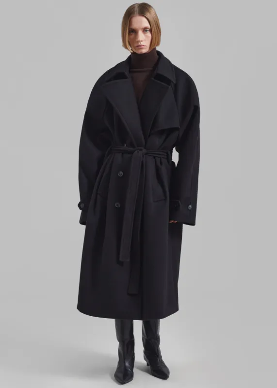Salem Trench Coat - Black sold by Frankie Shop