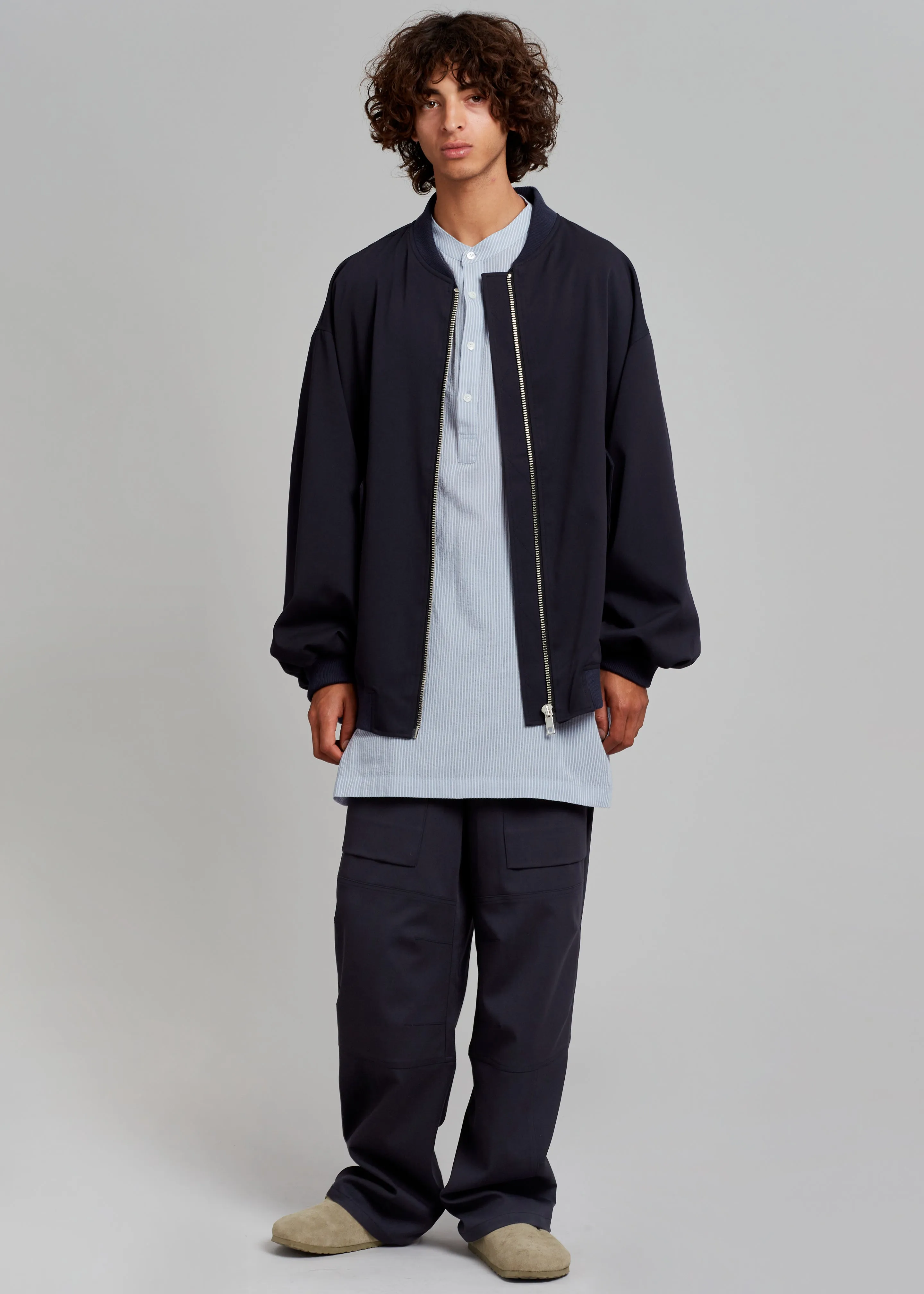 Evans Bomber - Navy sold by Frankie Shop product image thumbnail 2
