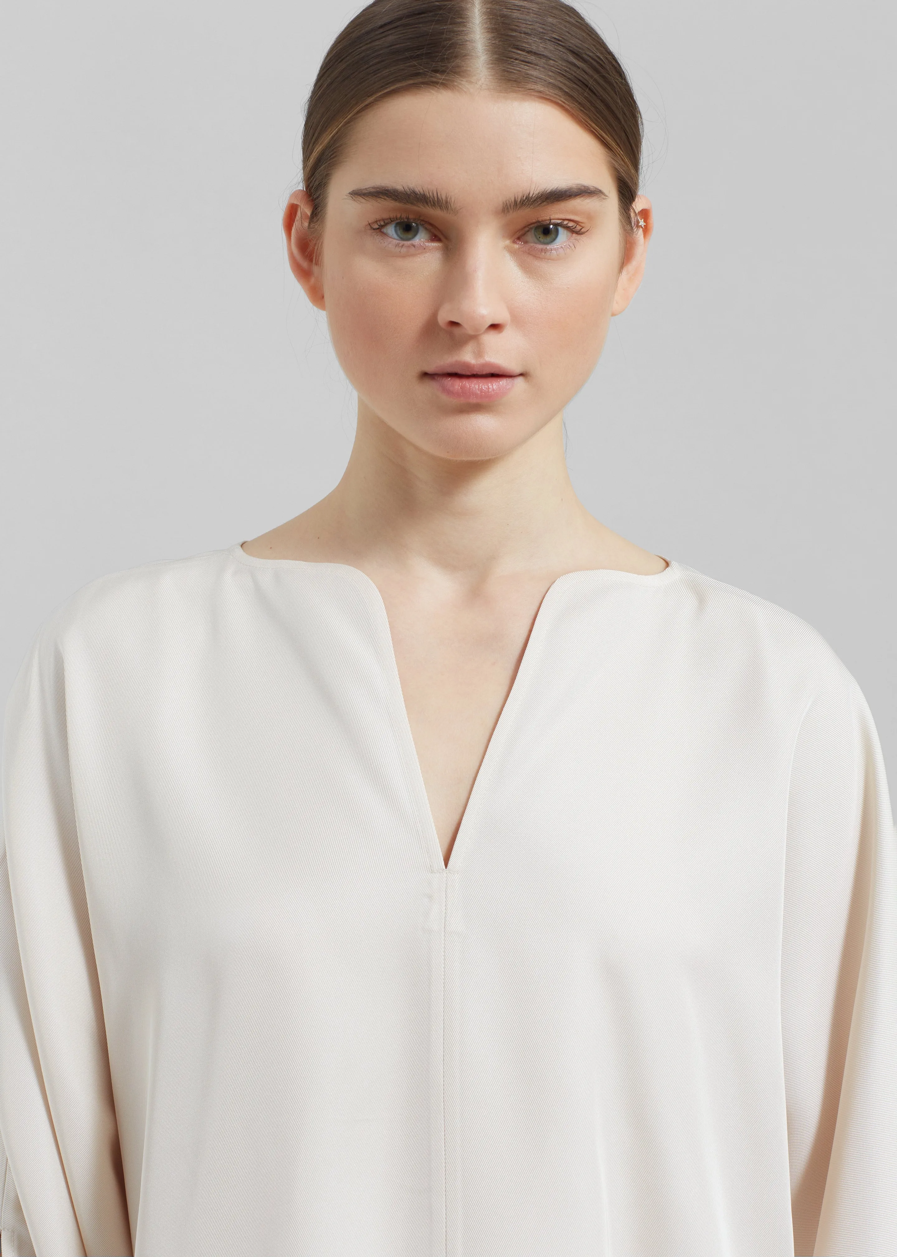 By Malene Birger Calias Top - Vanilla Cream sold by Frankie Shop product image thumbnail 5
