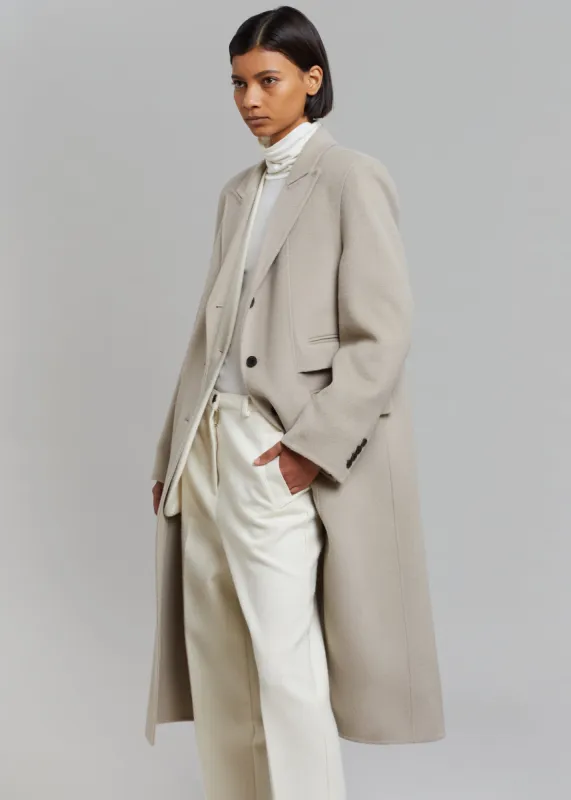 Jodie Double Pocket Coat - Beige sold by Frankie Shop