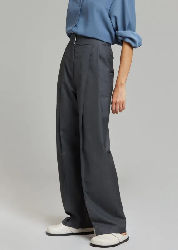 Cyril Trousers - Asphalt sold by Frankie Shop