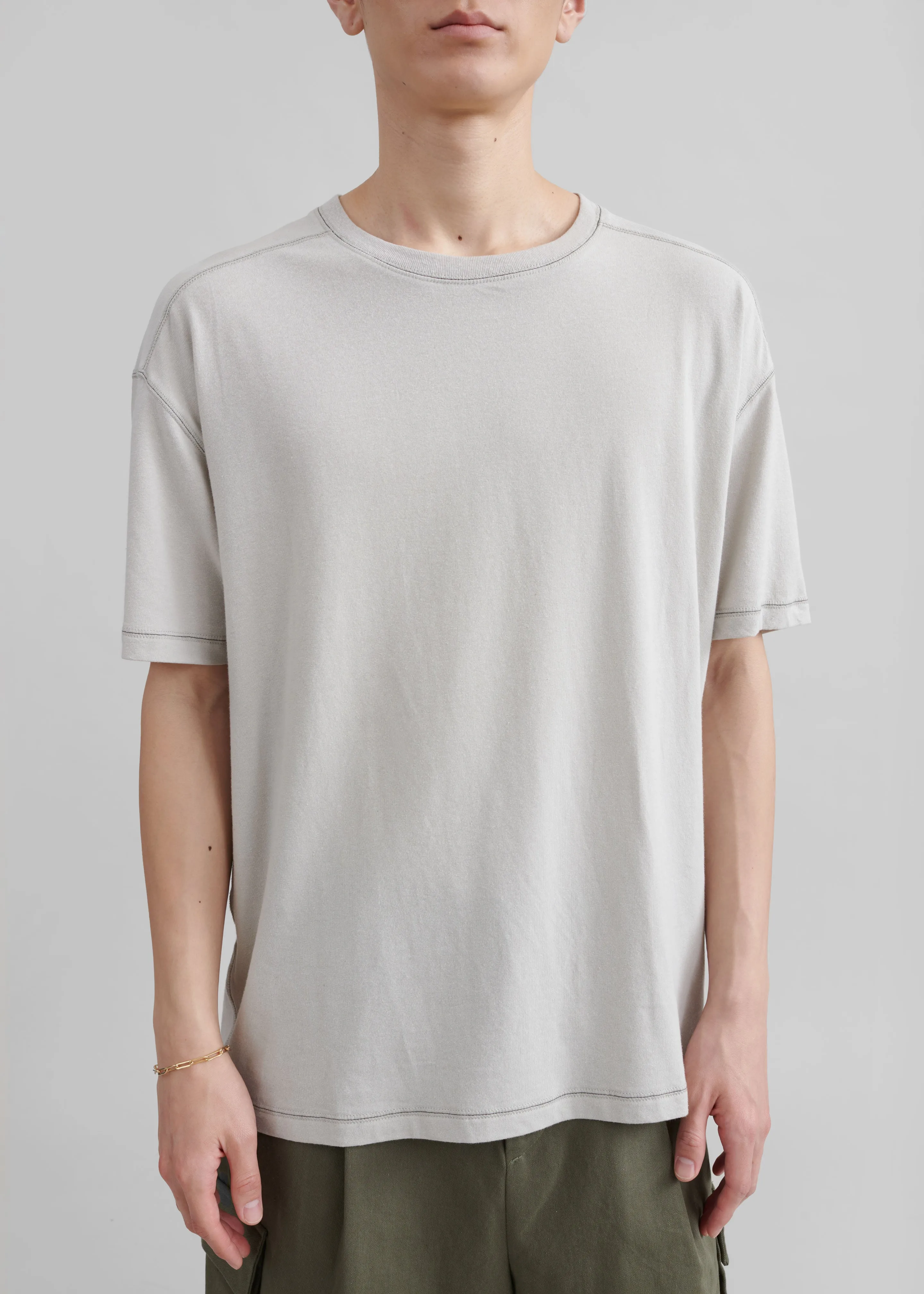 Samsøe Samsøe Sagreg T-Shirt - Moonstruck sold by Frankie Shop product image thumbnail 4