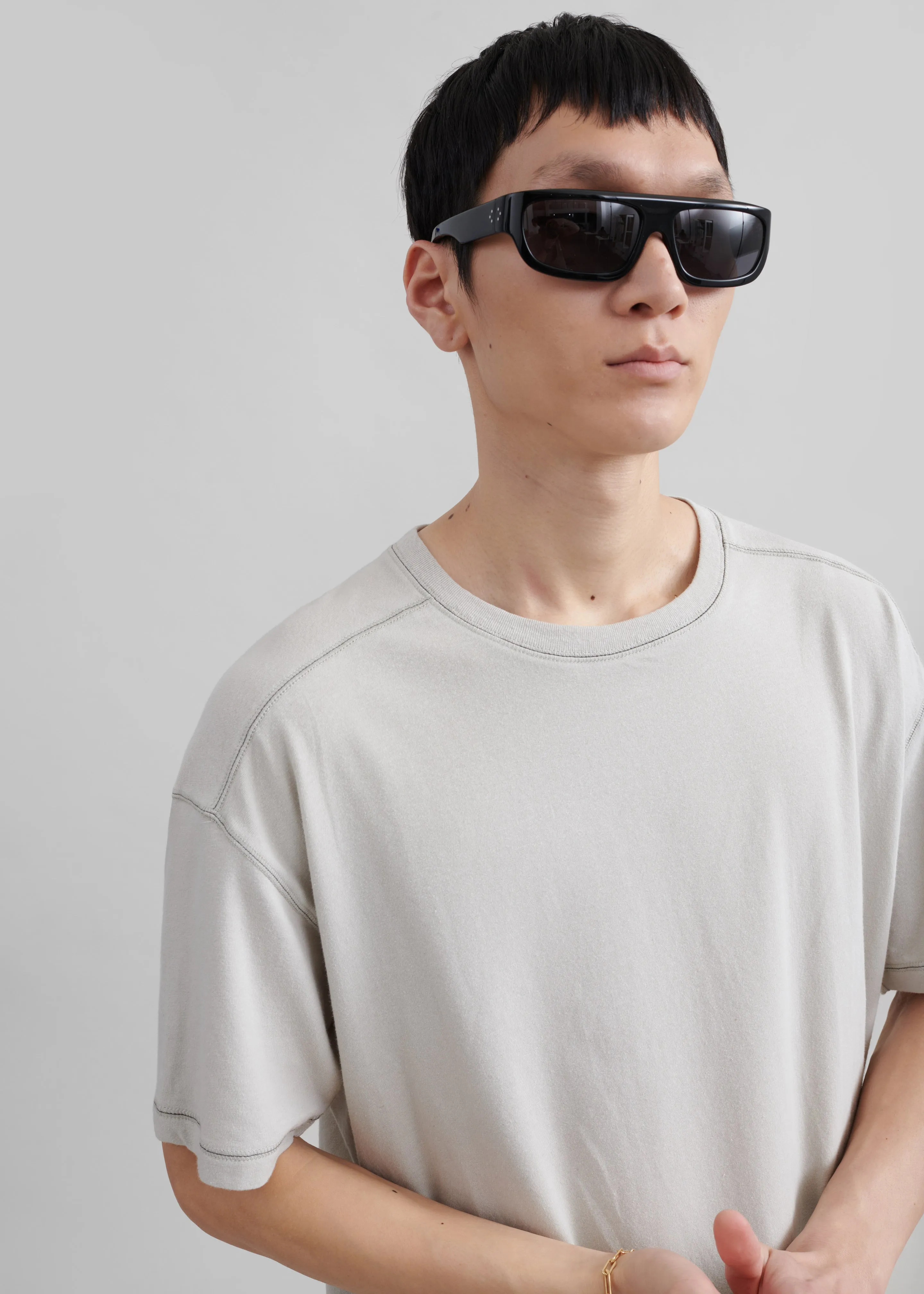 Samsøe Samsøe Sagreg T-Shirt - Moonstruck sold by Frankie Shop product image thumbnail 3