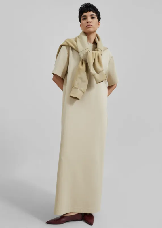 Ellis Tee Dress - Beige sold by Frankie Shop