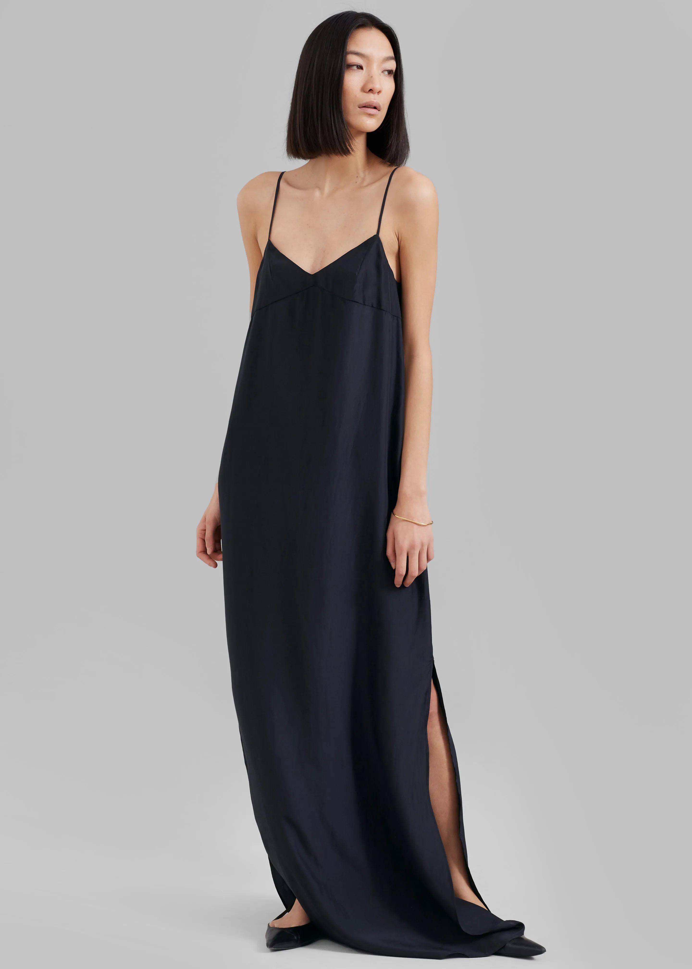 Dylana Sleeveless Maxi Dress - Navy sold by Frankie Shop