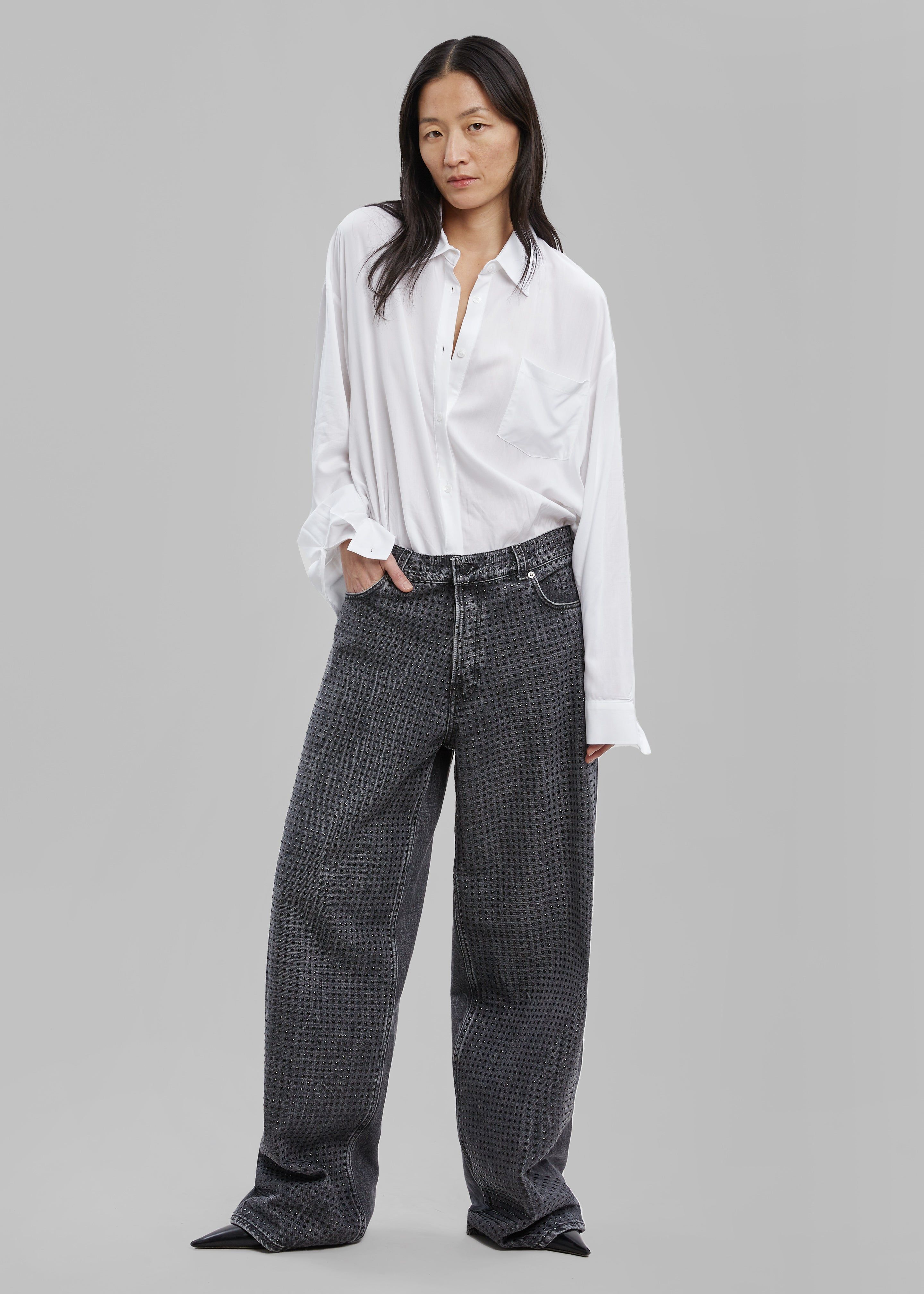 Haikure Bethany Pants - Marble Black Strass sold by Frankie Shop