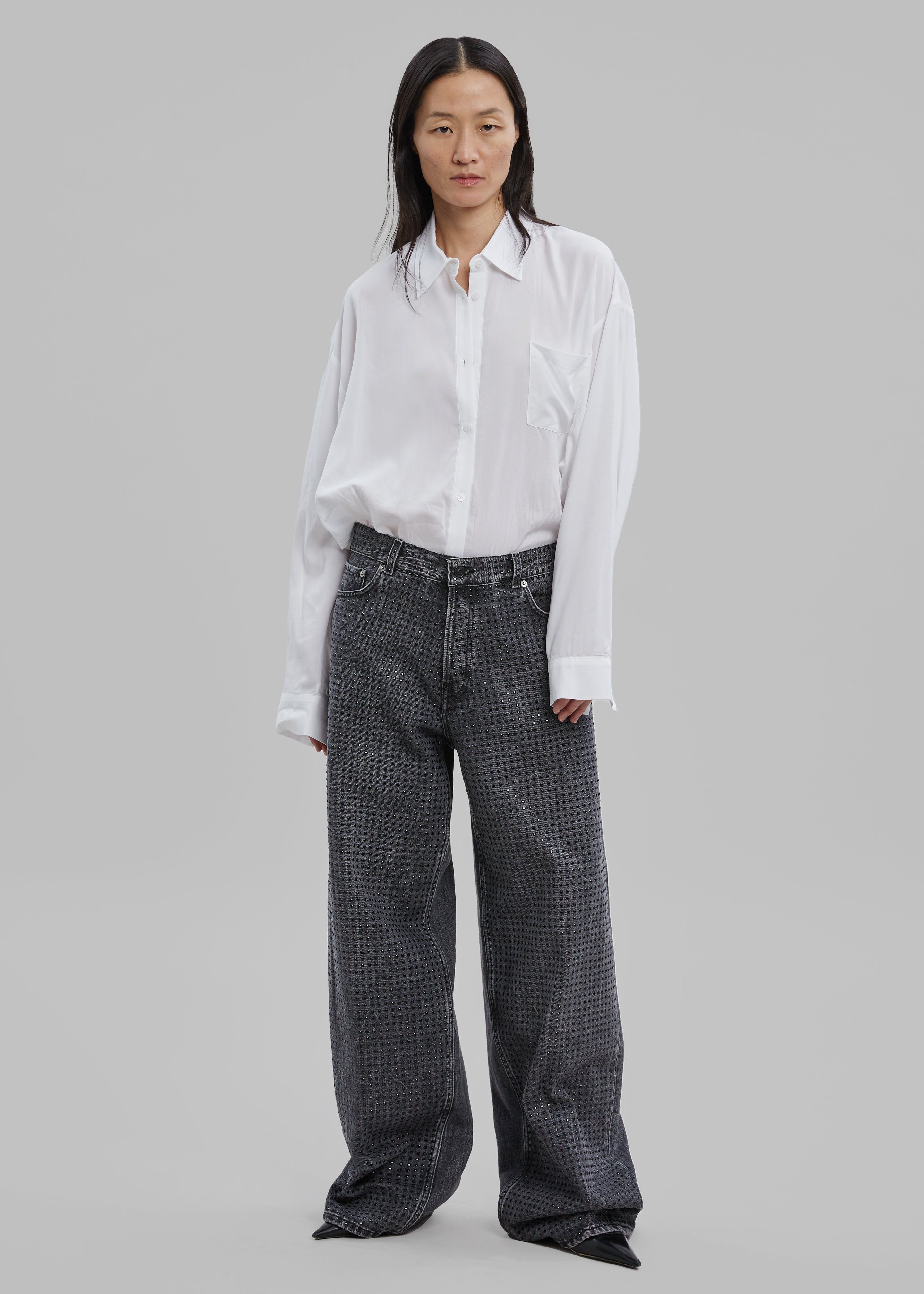 Haikure Bethany Pants - Marble Black Strass sold by Frankie Shop product image thumbnail 7