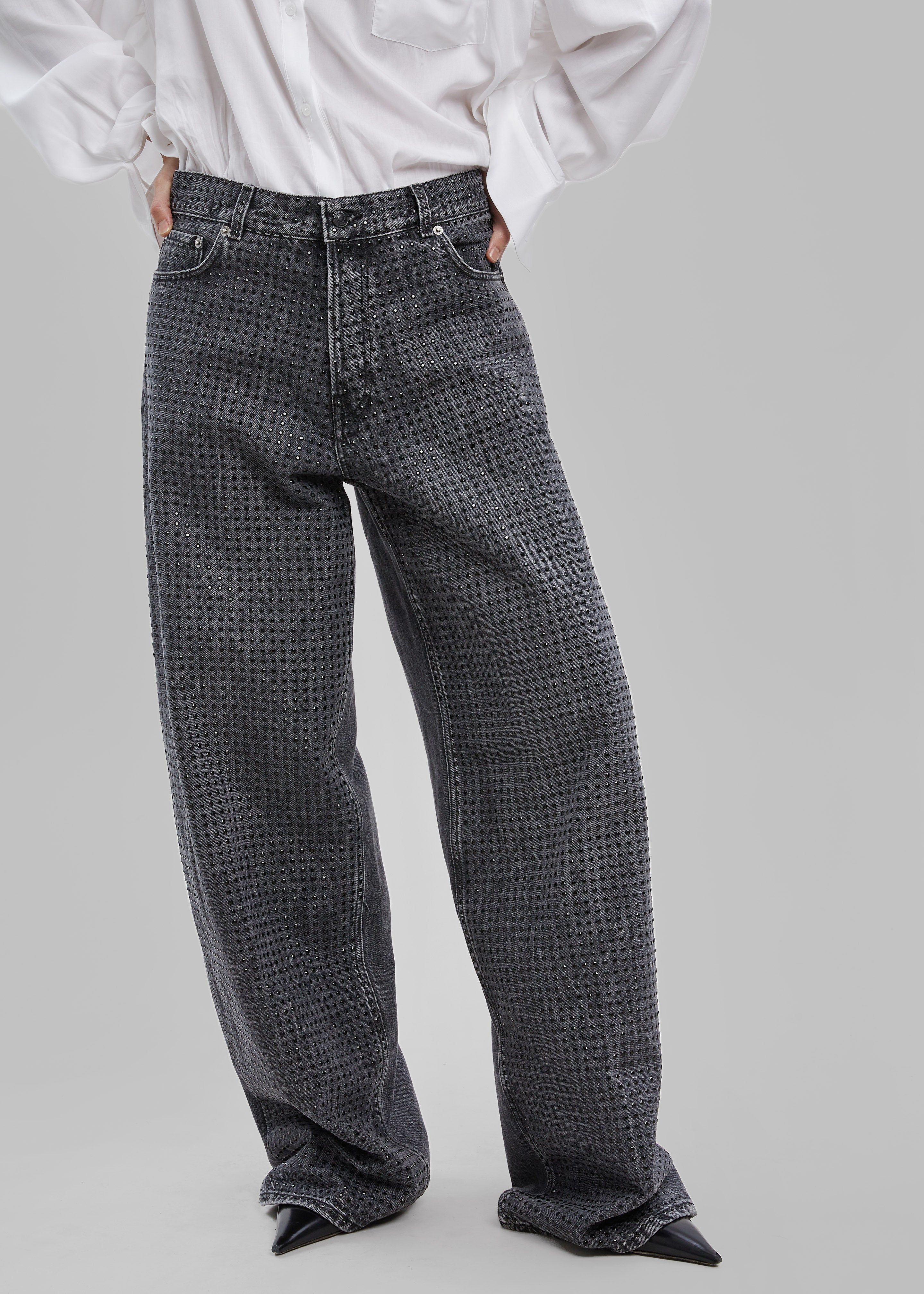 Haikure Bethany Pants - Marble Black Strass sold by Frankie Shop product image thumbnail 5