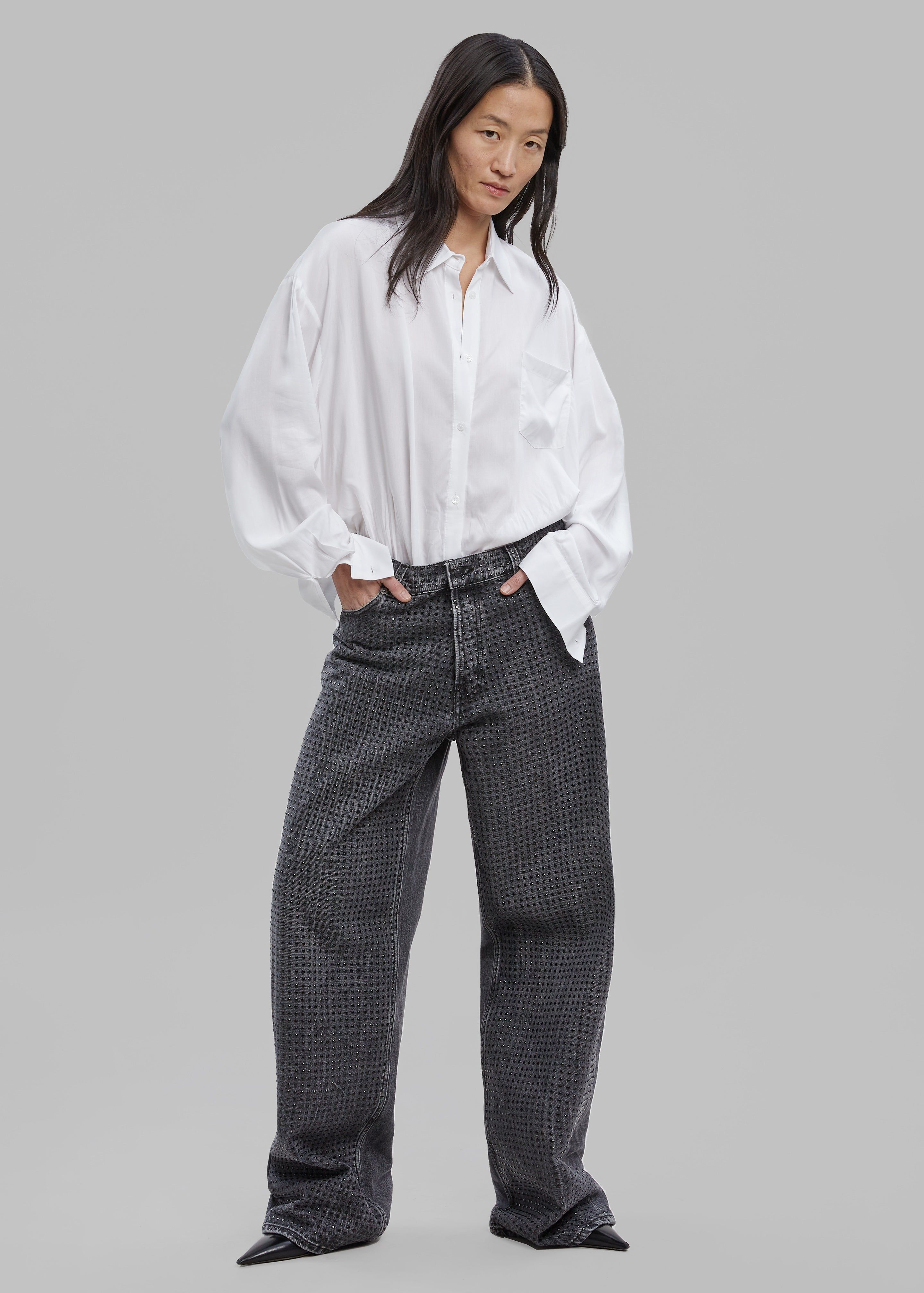 Haikure Bethany Pants - Marble Black Strass sold by Frankie Shop product image thumbnail 6