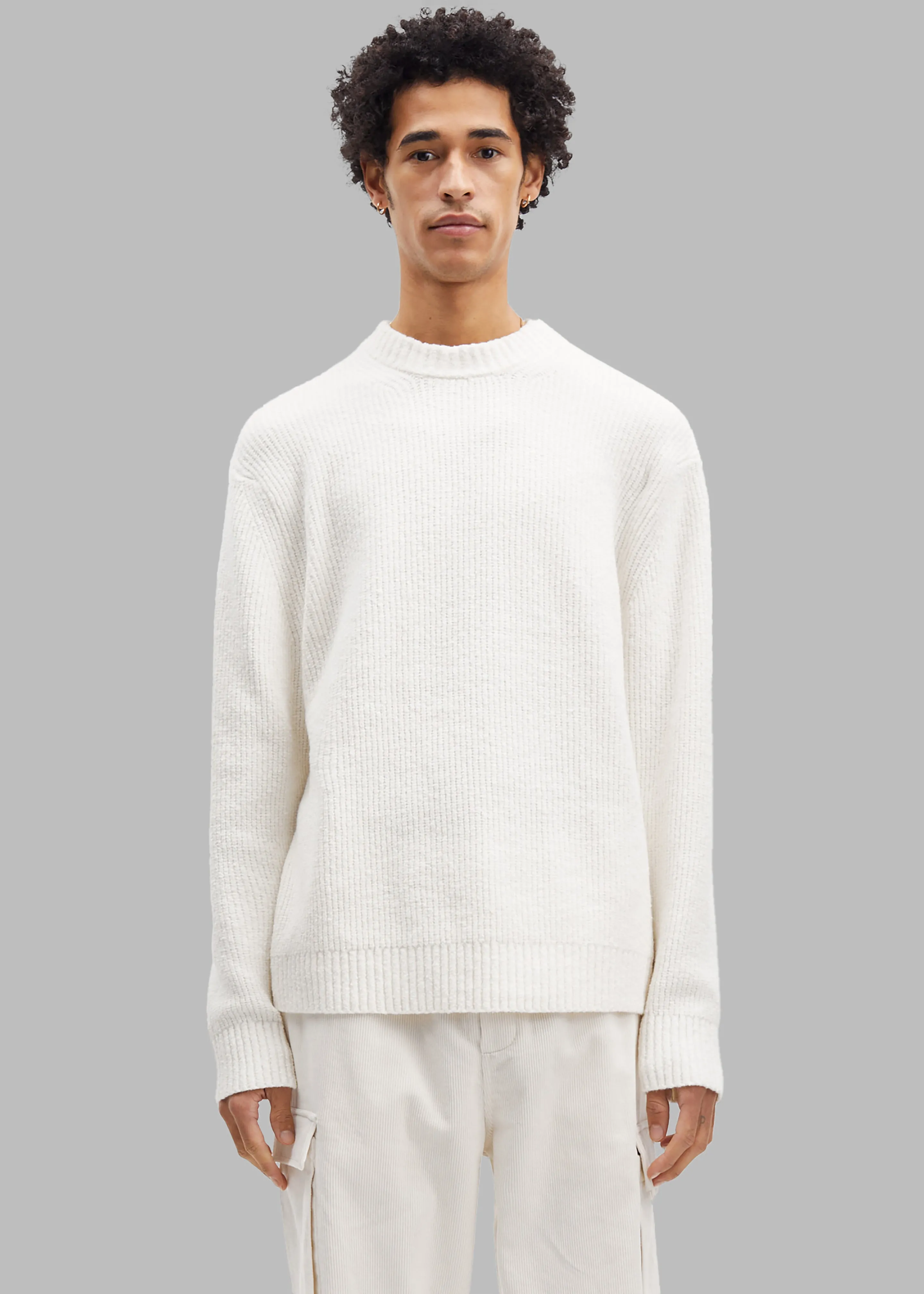 Samsøe Samsøe Alts Crew Neck - Clear Cream sold by Frankie Shop