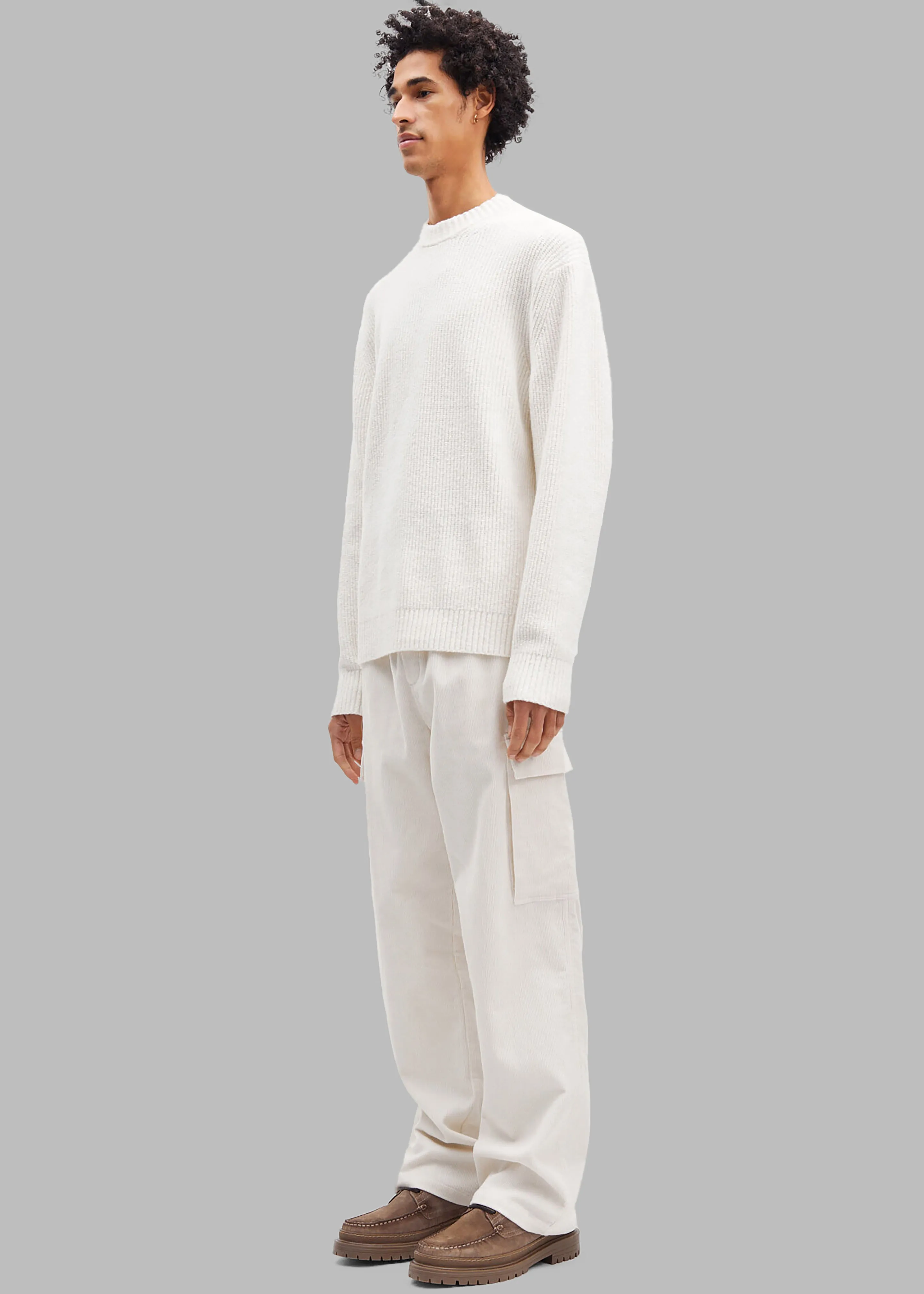 Samsøe Samsøe Alts Crew Neck - Clear Cream sold by Frankie Shop product image thumbnail 4