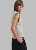 Amomento Crochet Vest - Beige sold by Frankie Shop