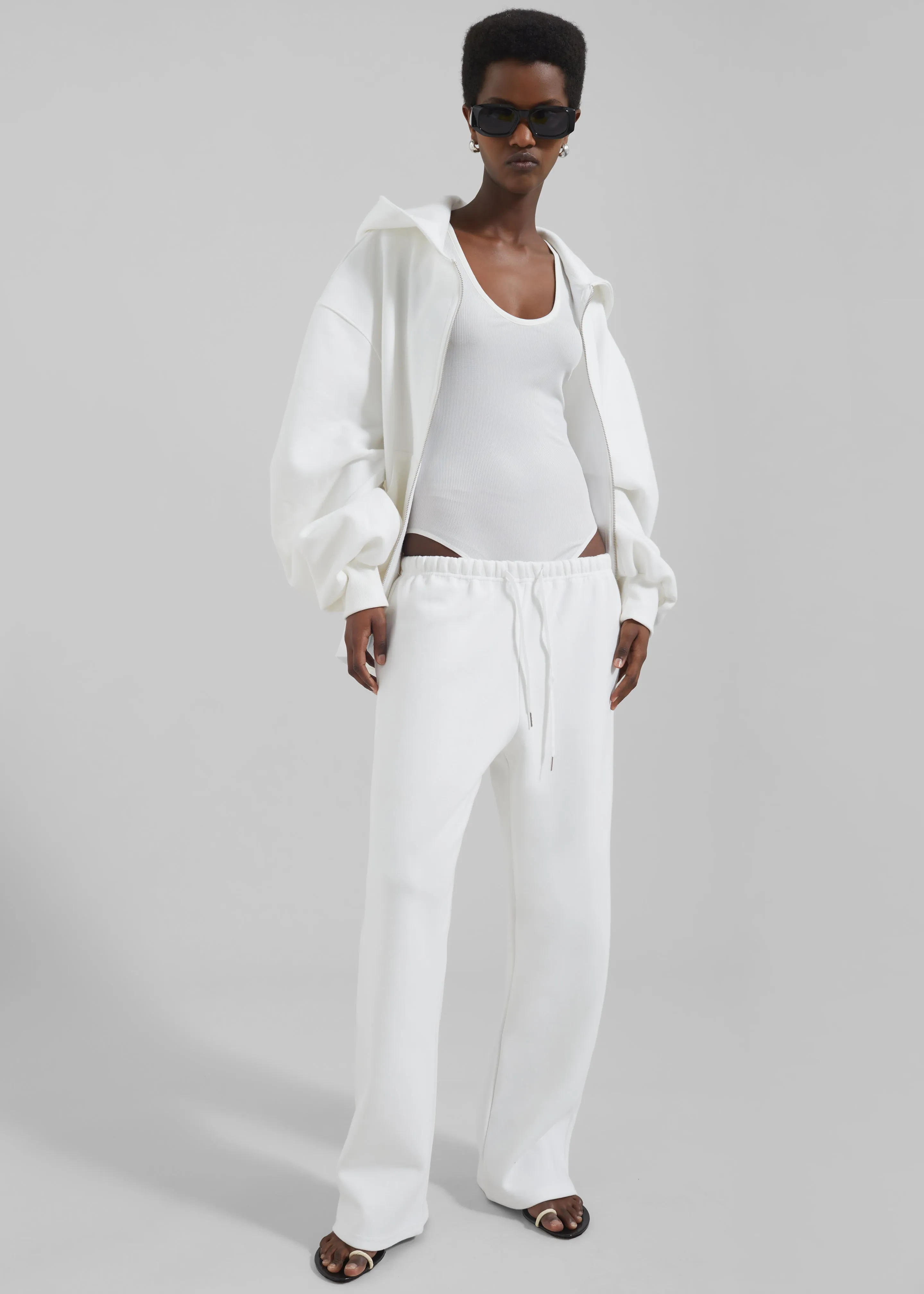 Katia Joggers - White sold by Frankie Shop product image thumbnail 4