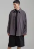 Darren Oversized Shirt - Charcoal sold by Frankie Shop