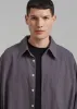 Darren Oversized Shirt - Charcoal sold by Frankie Shop